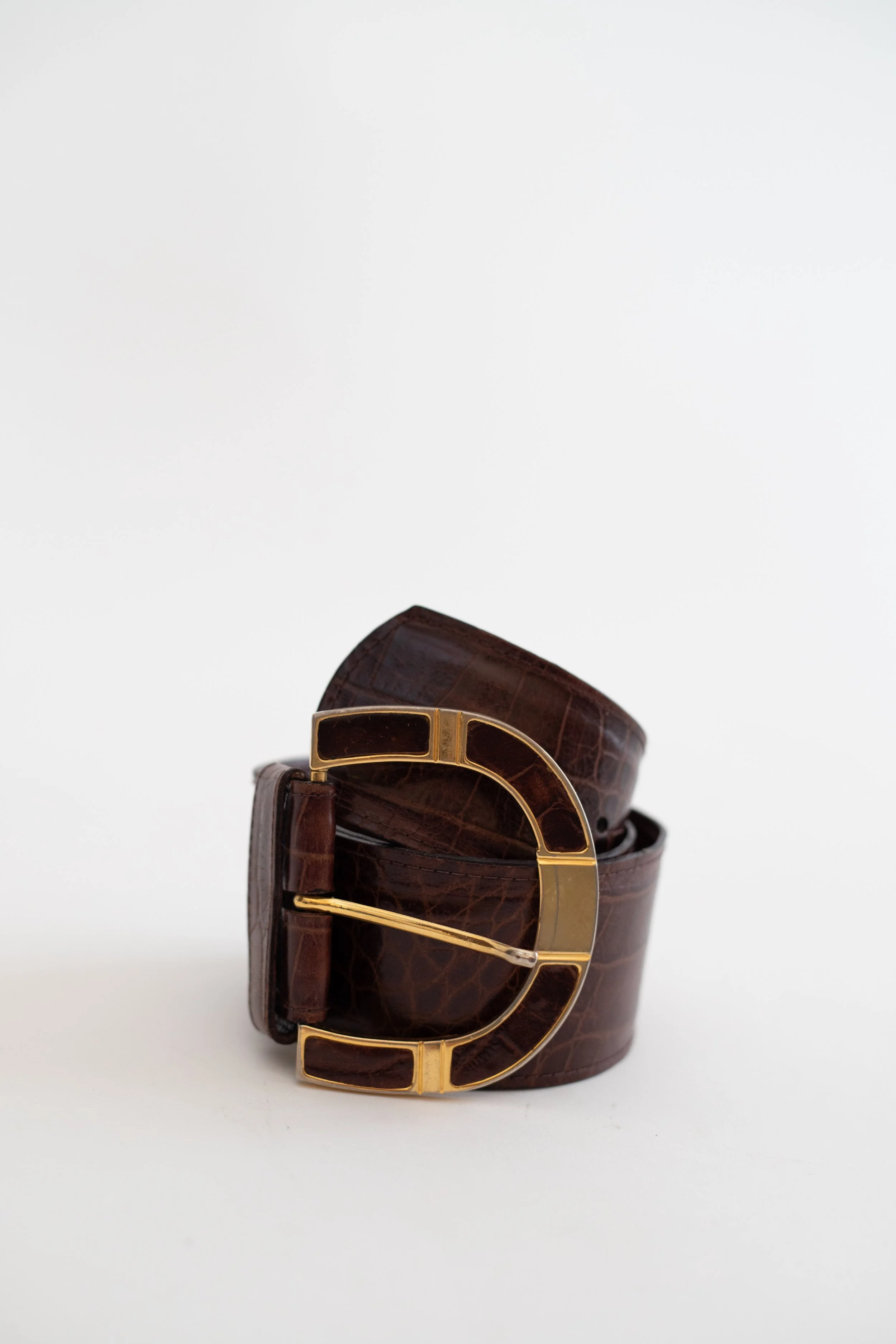 Burgundy Delight Vintage Belt