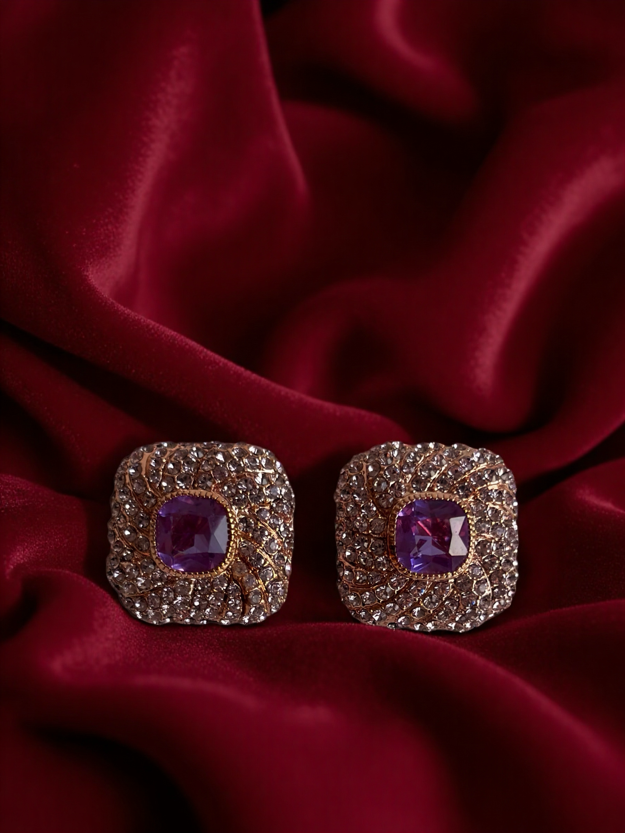 Vintage JB Clip-on Earrings