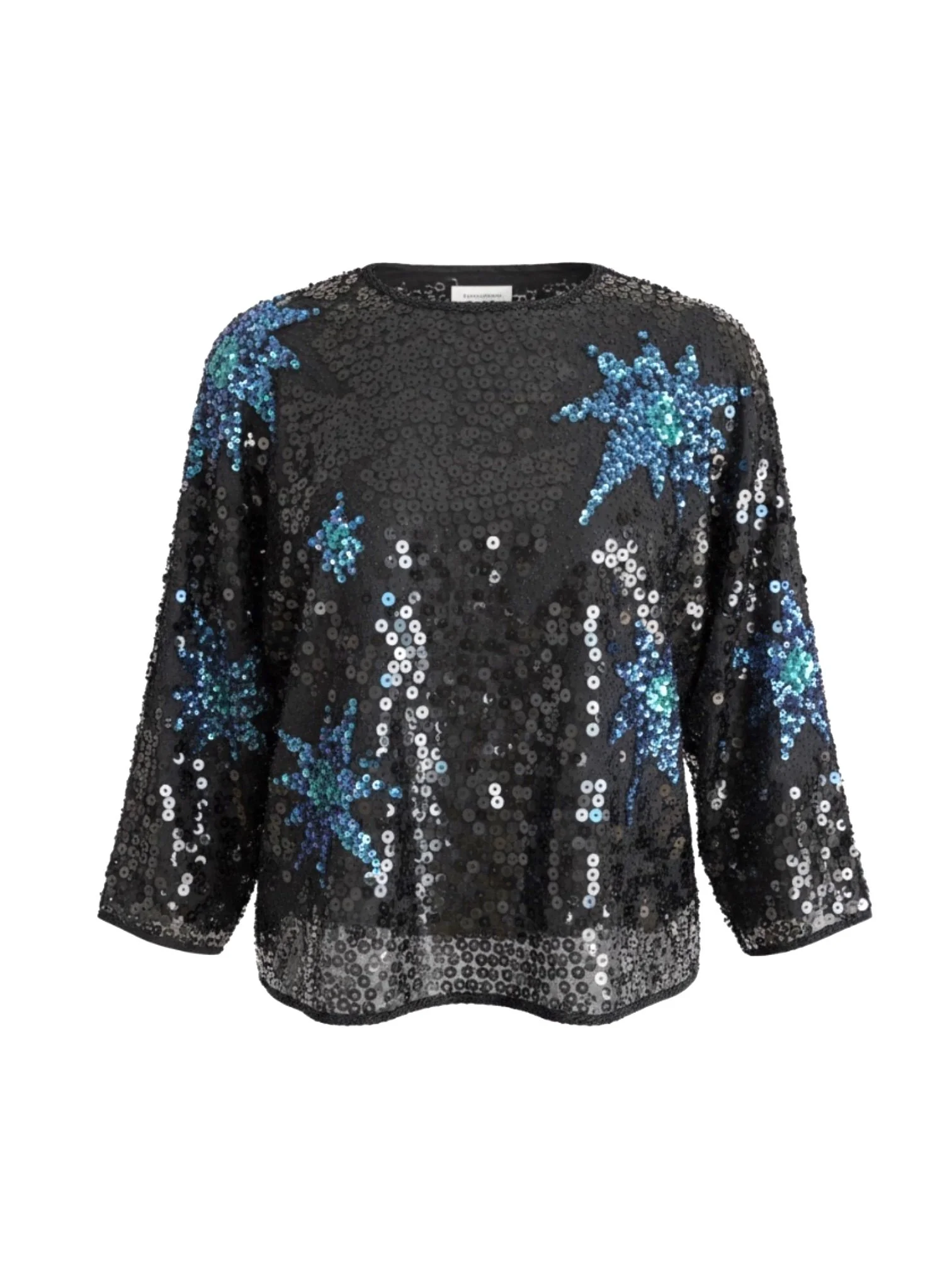 Vintage Silk Sequin Blouse