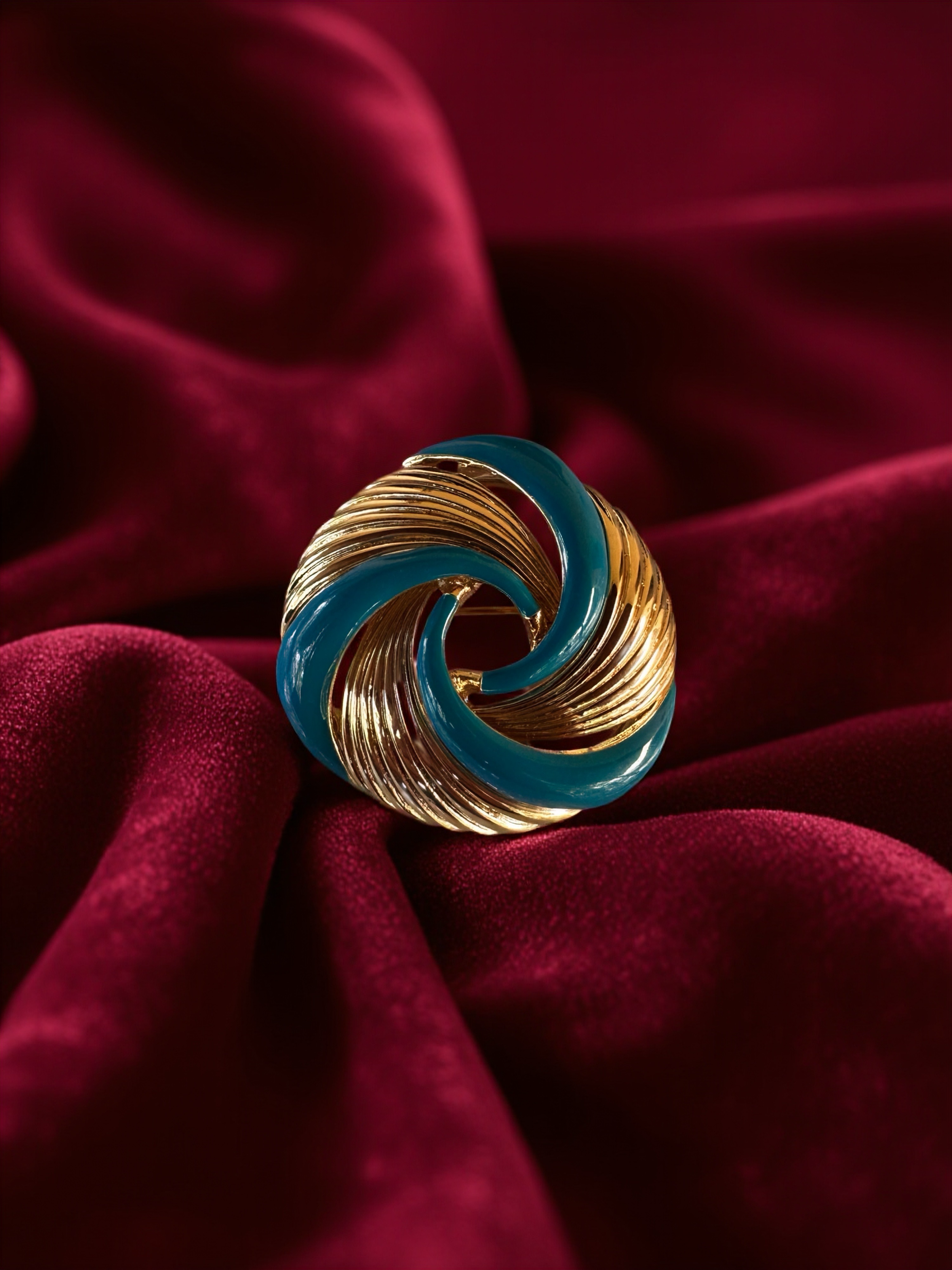 Orena Paris Swirl Brooch