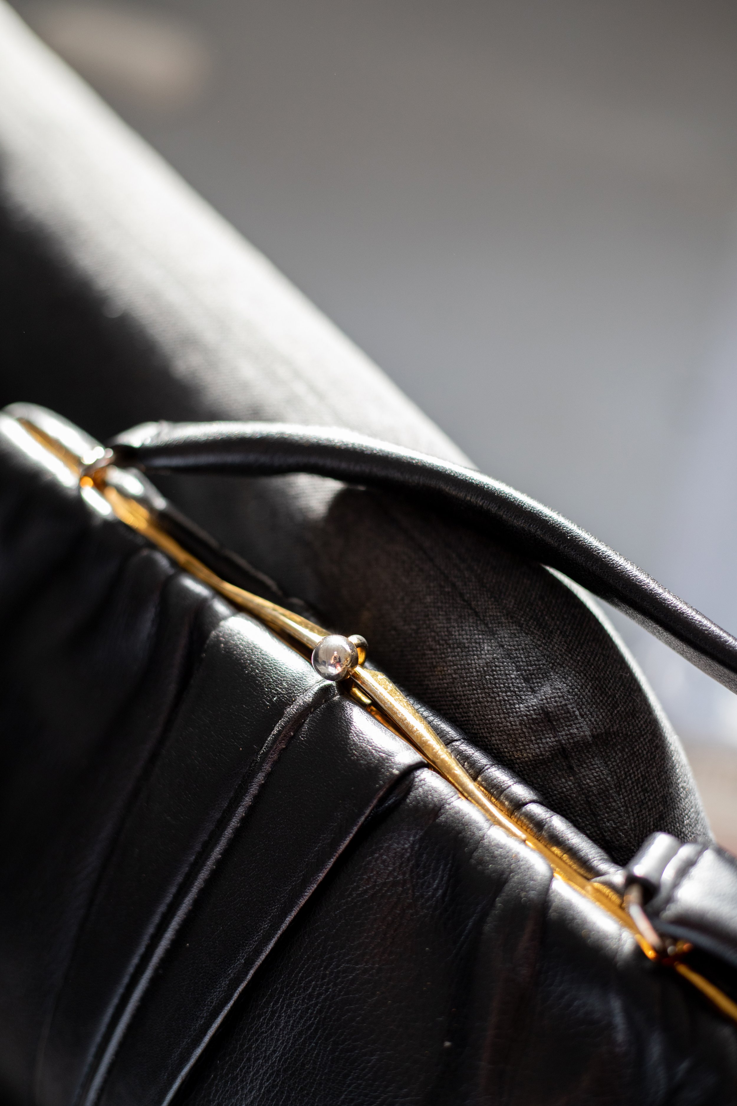 Midcentury Leather Purse