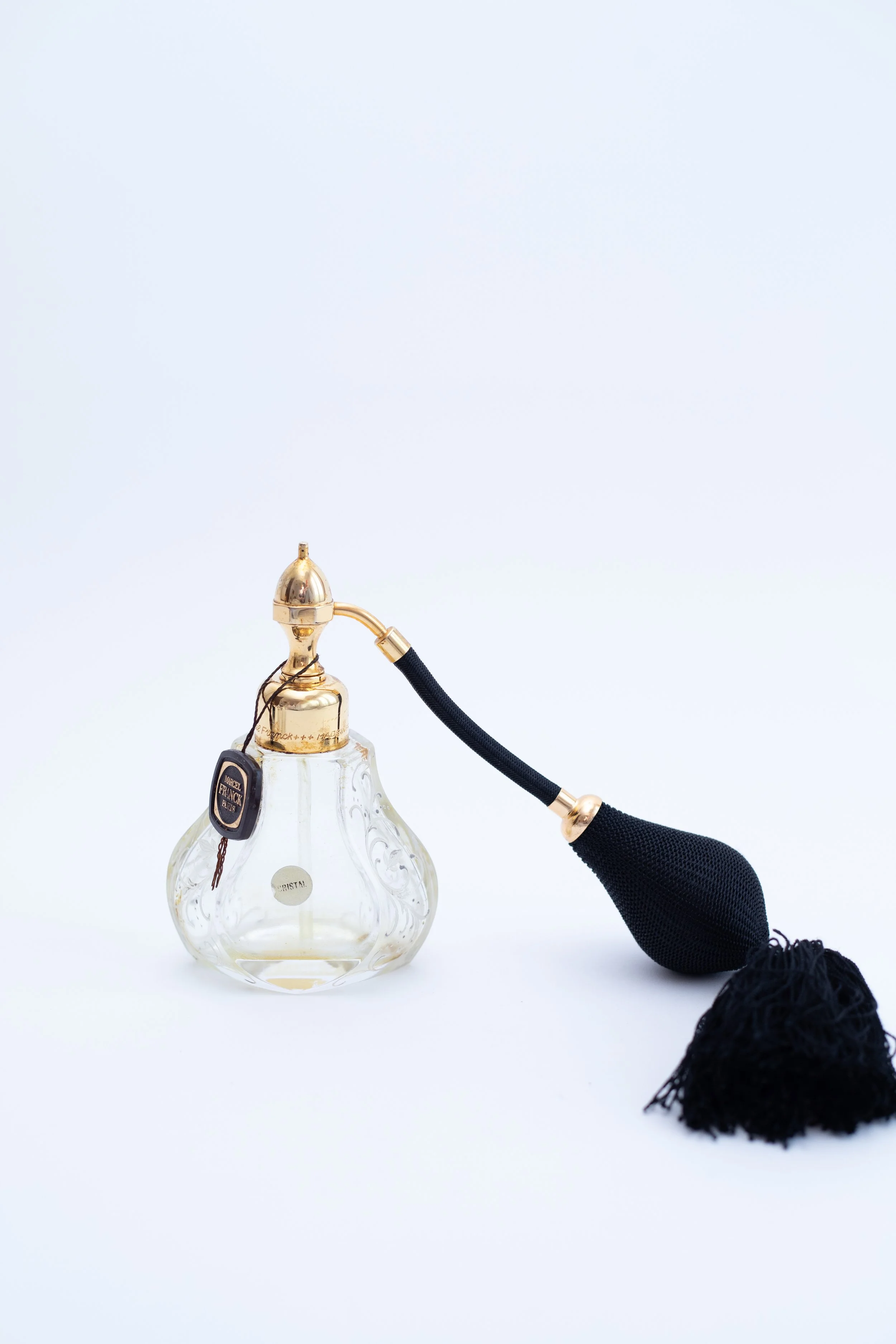 Pre-owned Marcel Franck Crystal Perfume Bottle