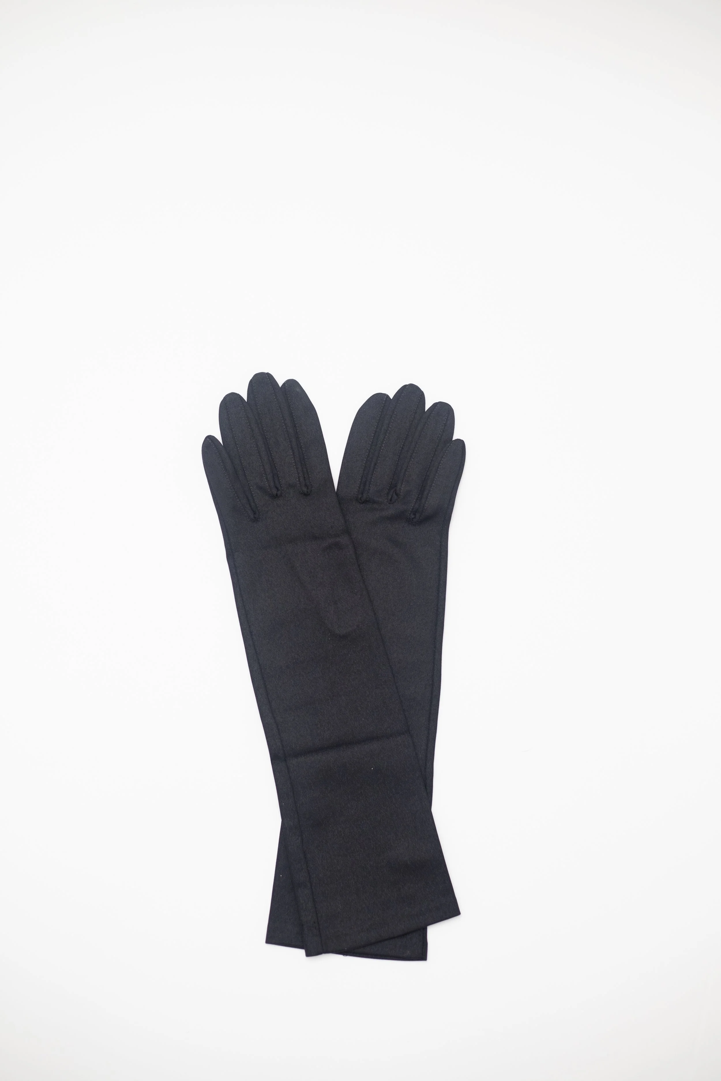 Vintage Black Mid Gloves 1950s-60s