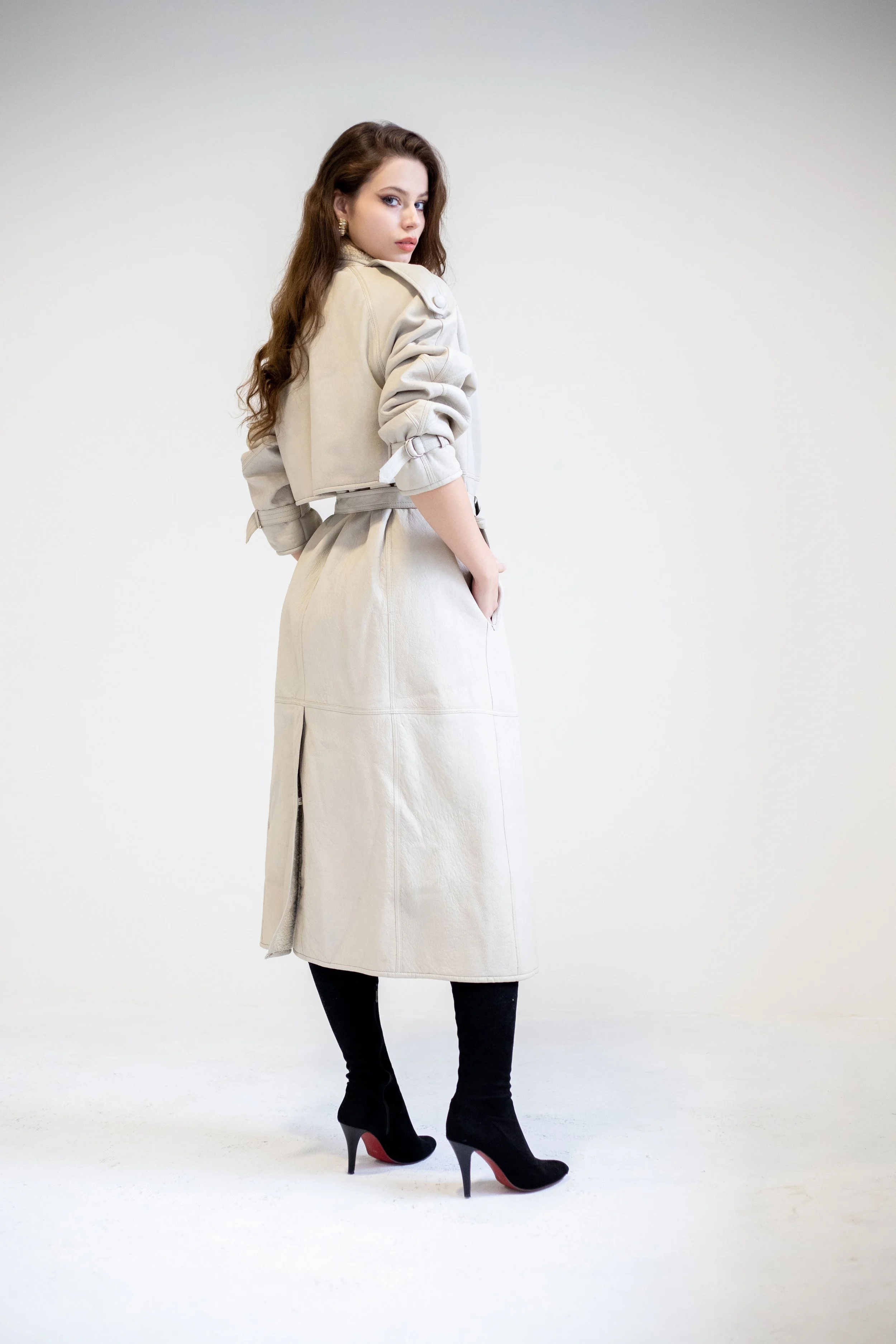 Leather Trench Coat