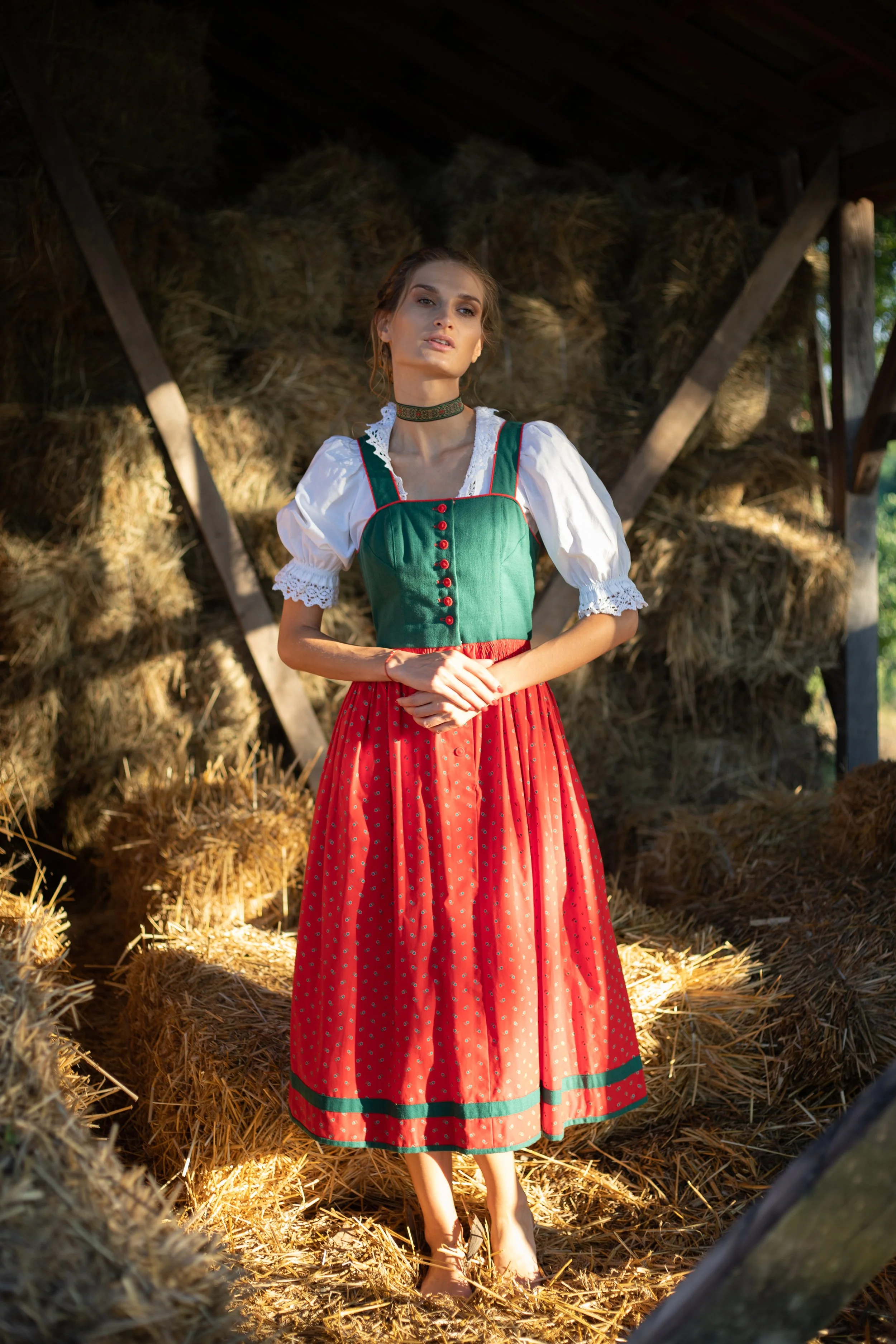 Vintage Christmas Dirndl