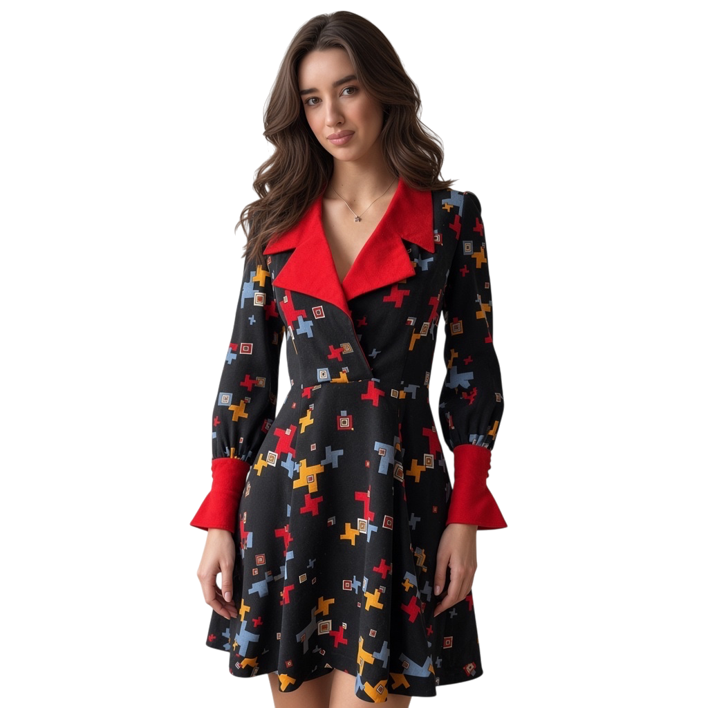Diolen 1970s Dress