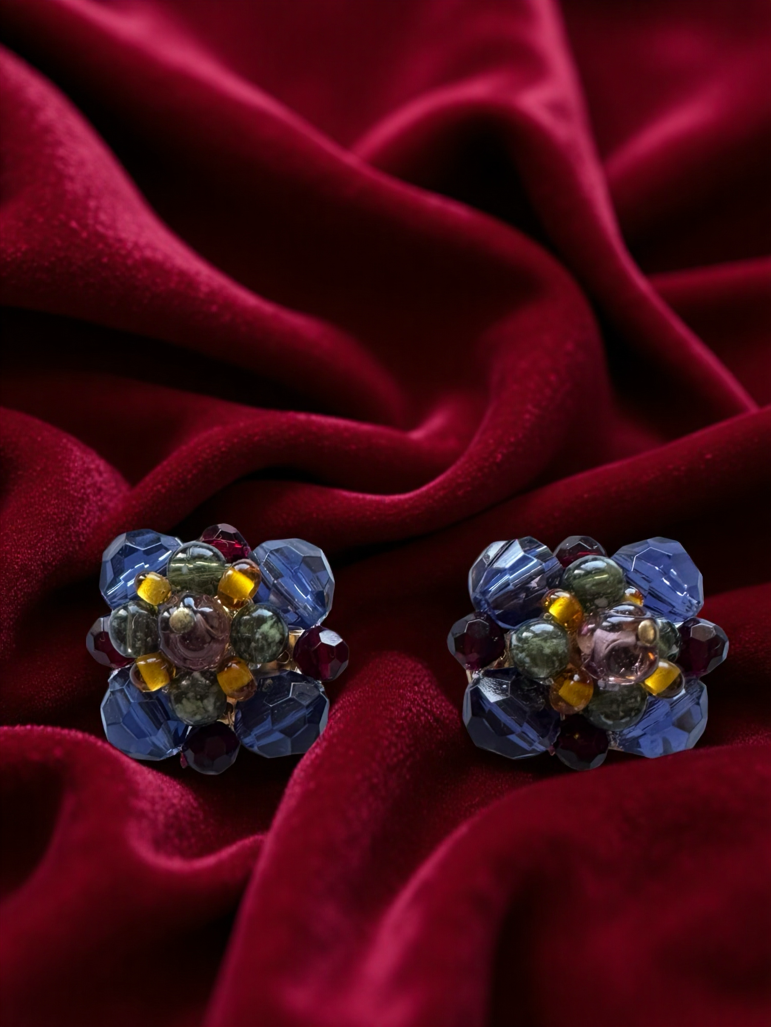Vintage Liz Claiborne Beaded Earrings
