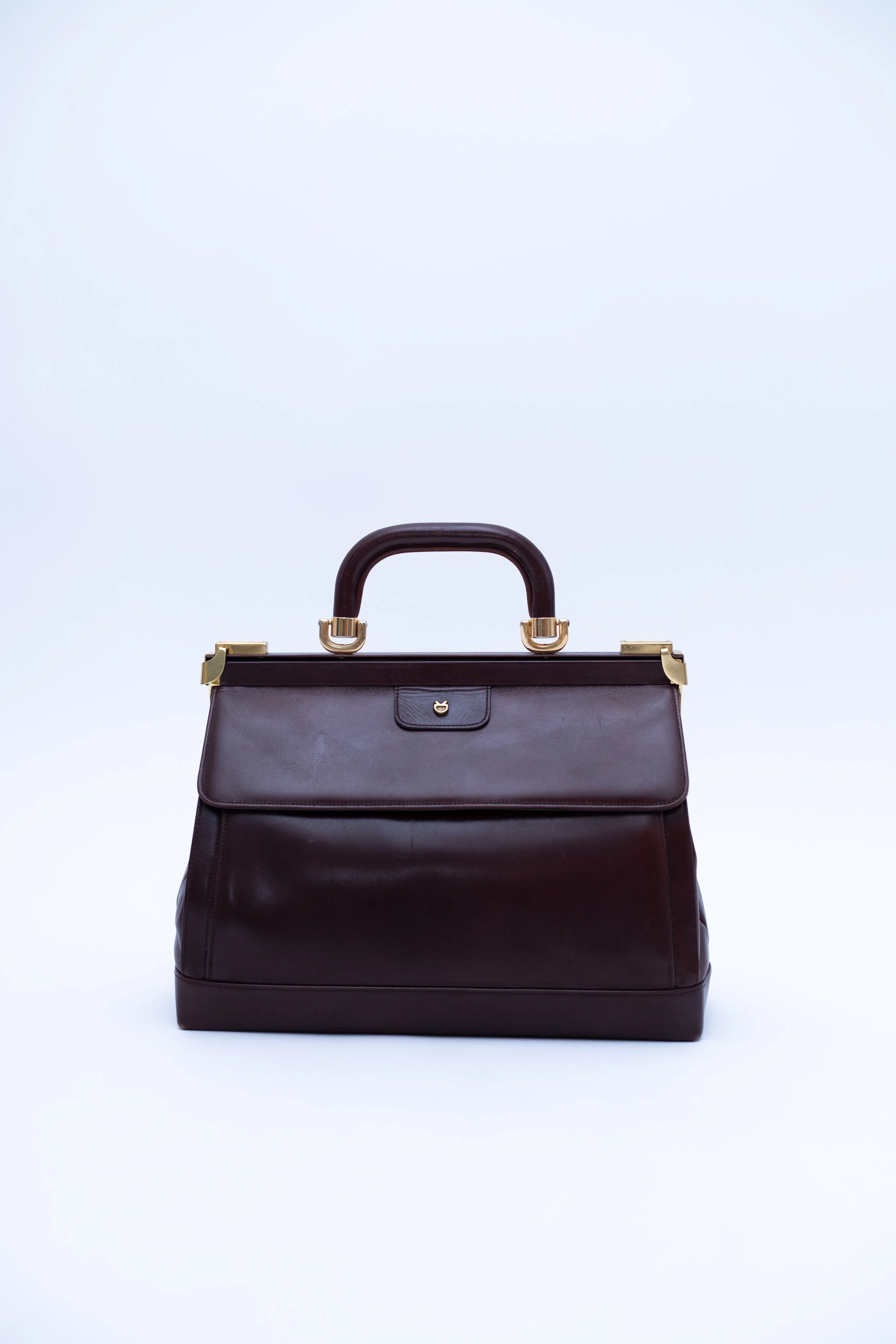 Vintage Aigner Leather Doctor Style Bag