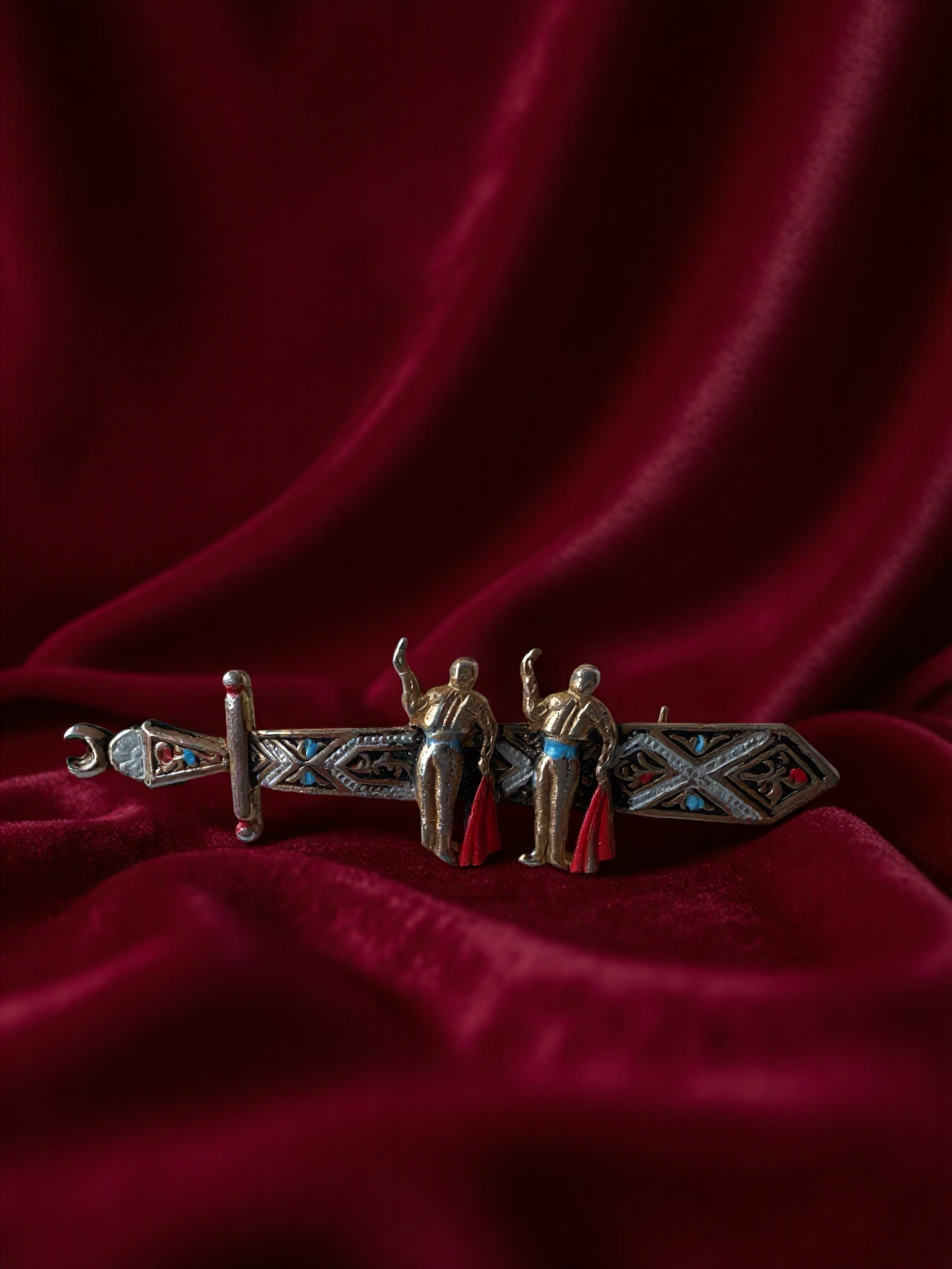 Vintage Matador Tie Pin Brooch