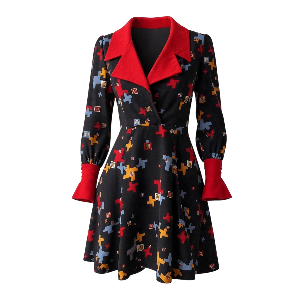 Diolen 1970s Dress