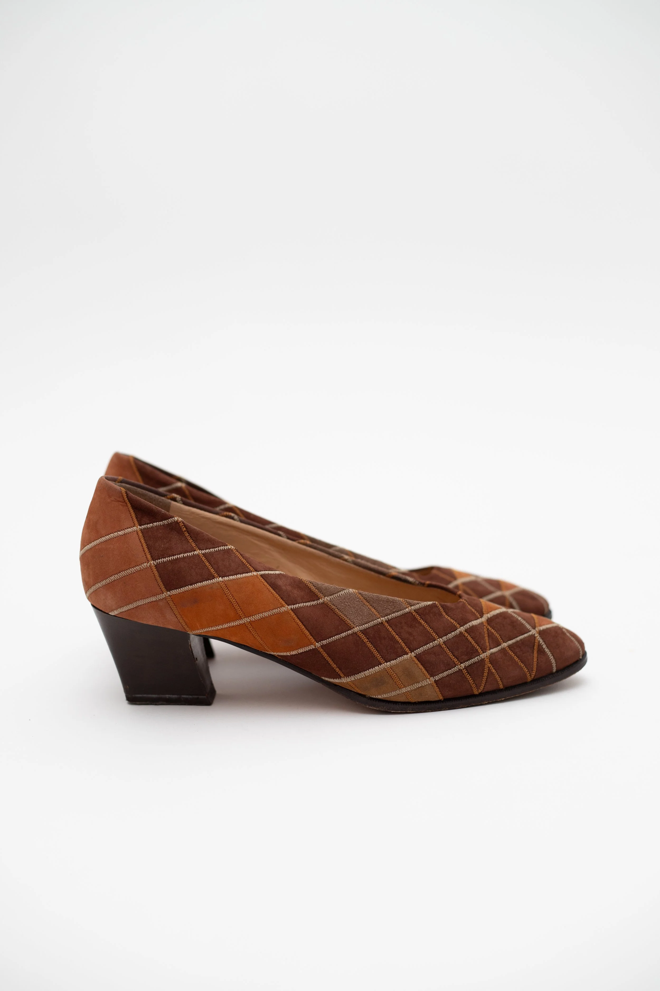 Mima Venezia Patchwork Vintage Leather Shoes