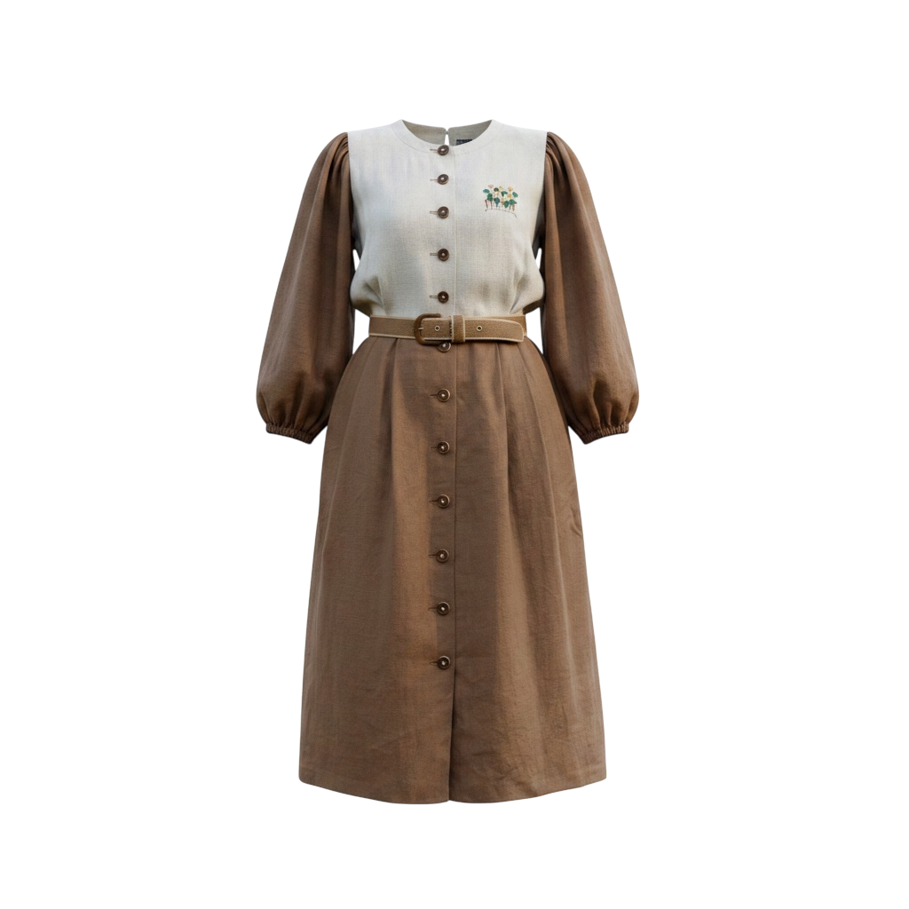 Linen Cottage Style Lifestyle Dress