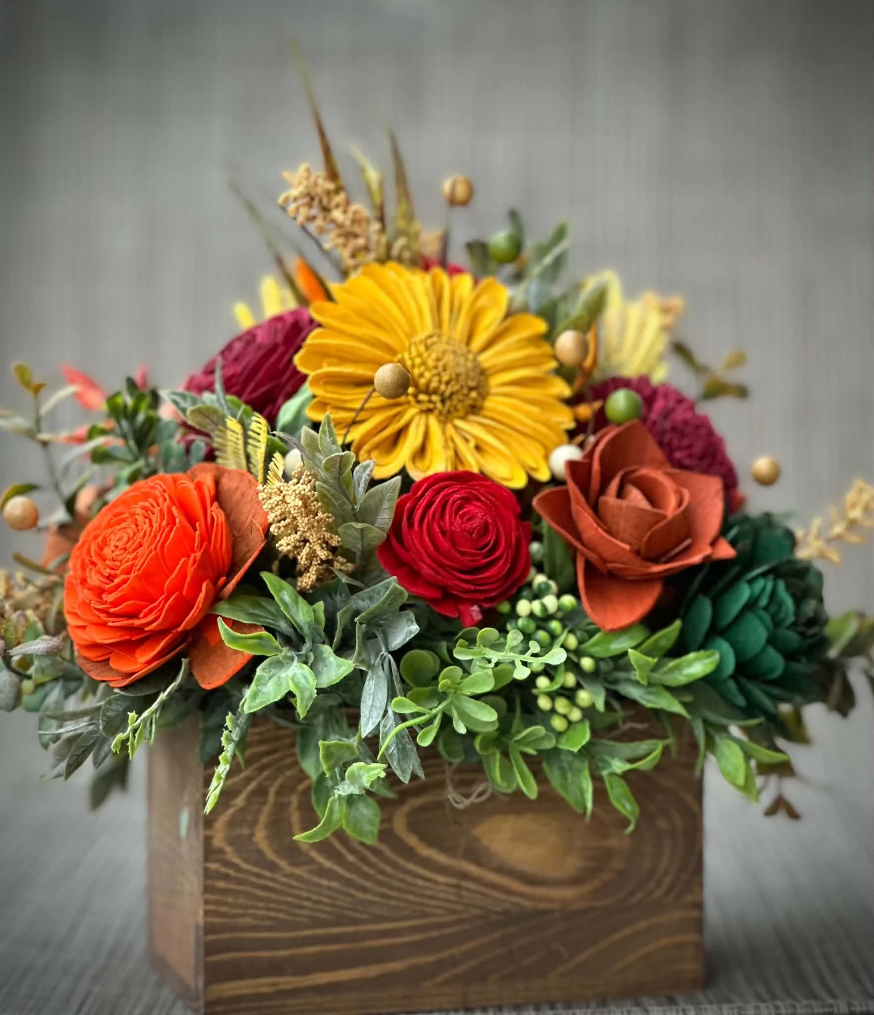 Fall Wood Flower Class