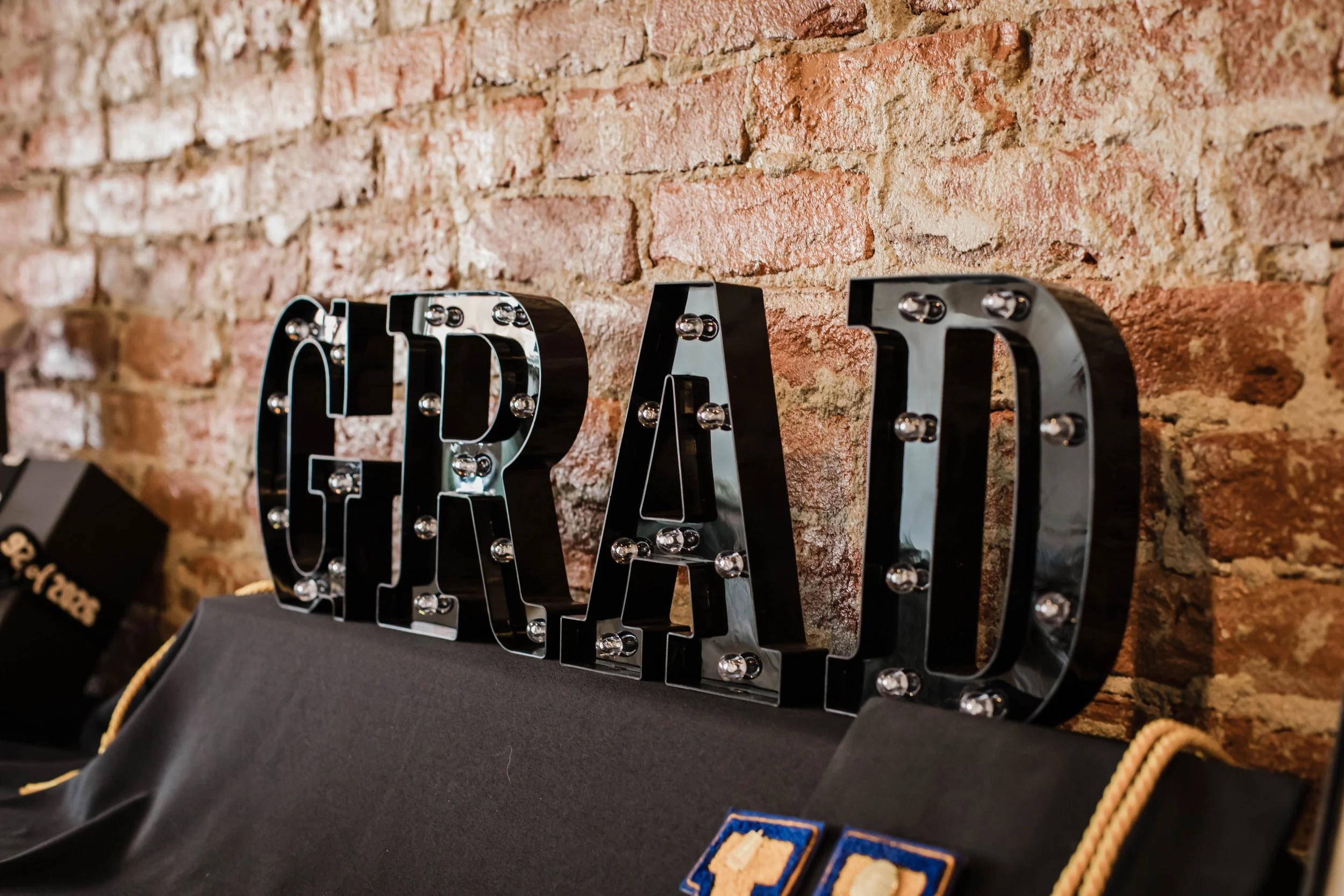 Grad Marquee Letters