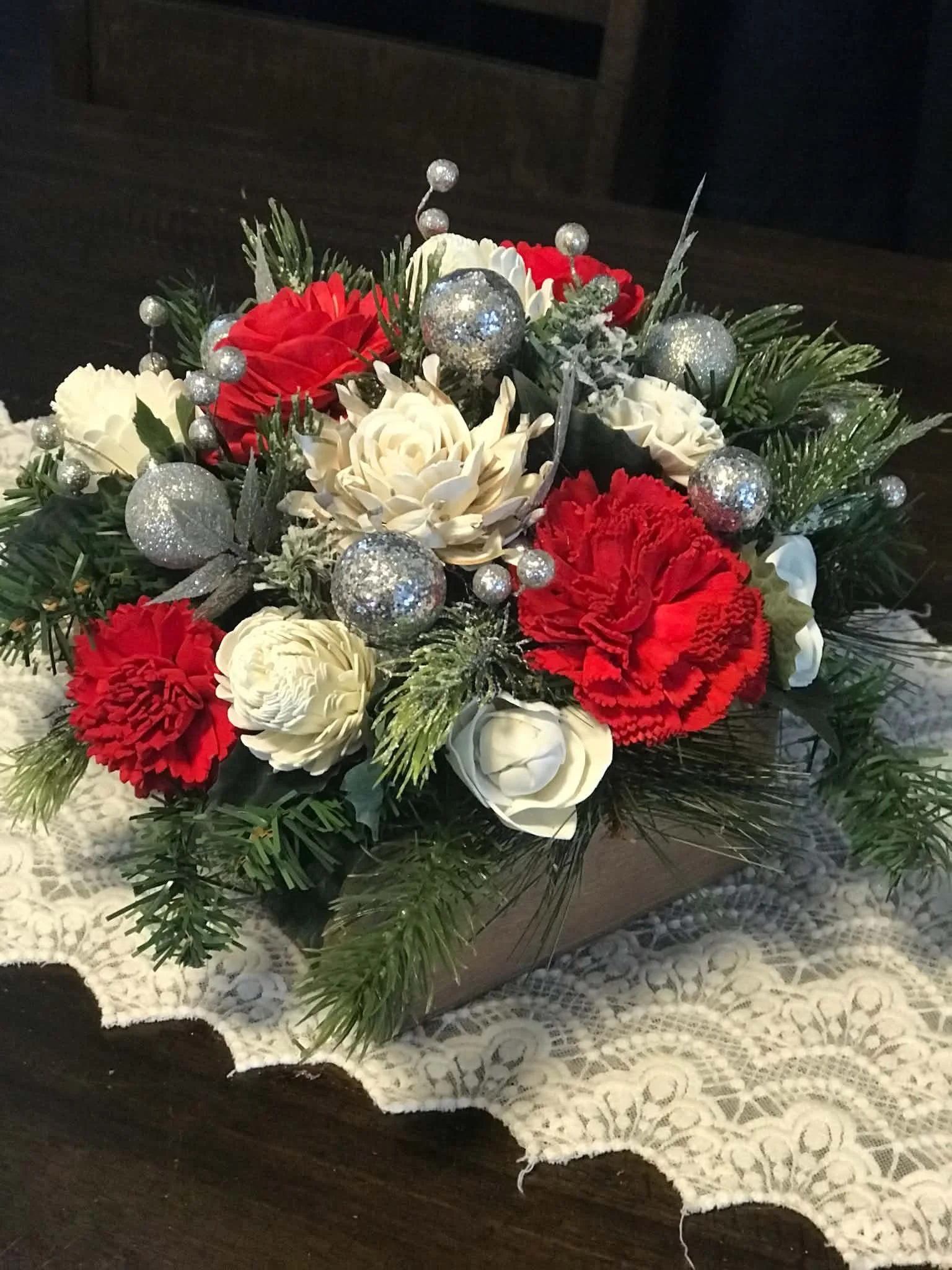 Christmas Wood Flower Class