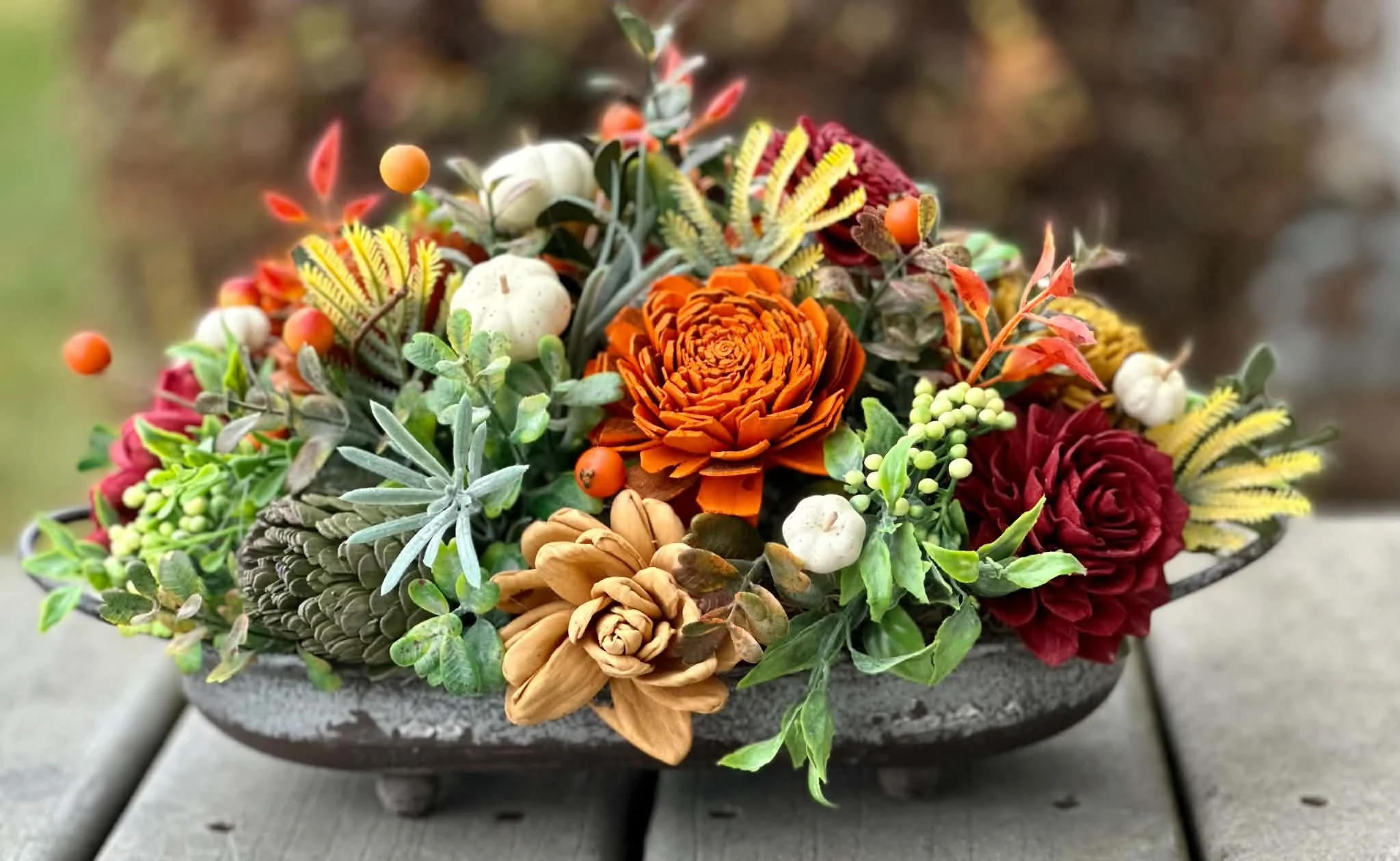 Fall Wood Flower Class