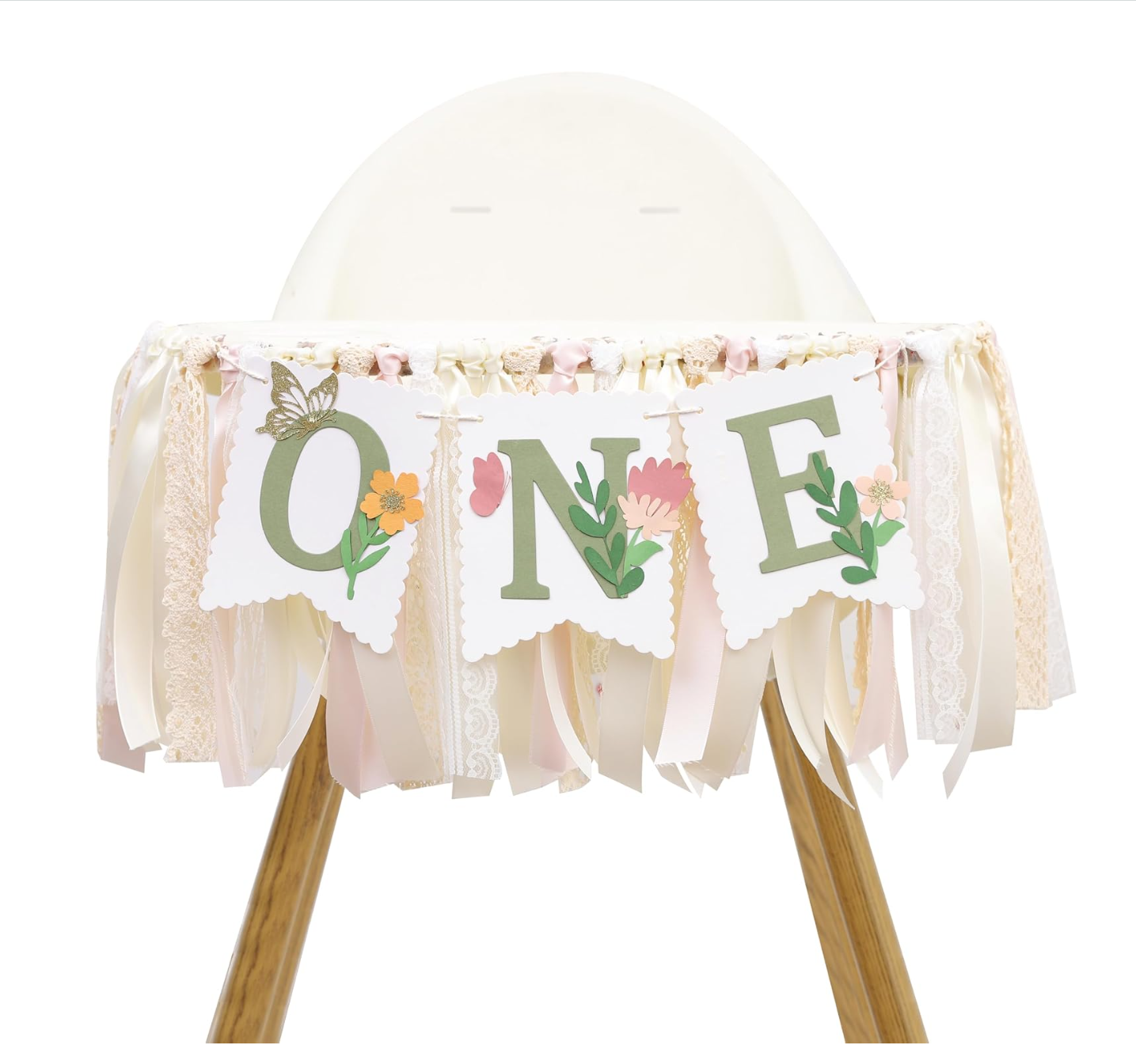 ONE Birthday Banner for High Chair