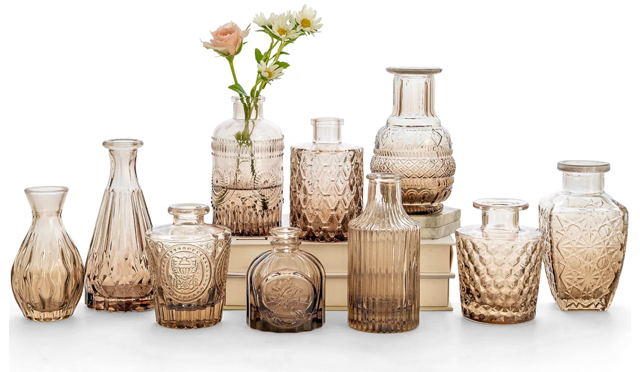Brown Bud Vases