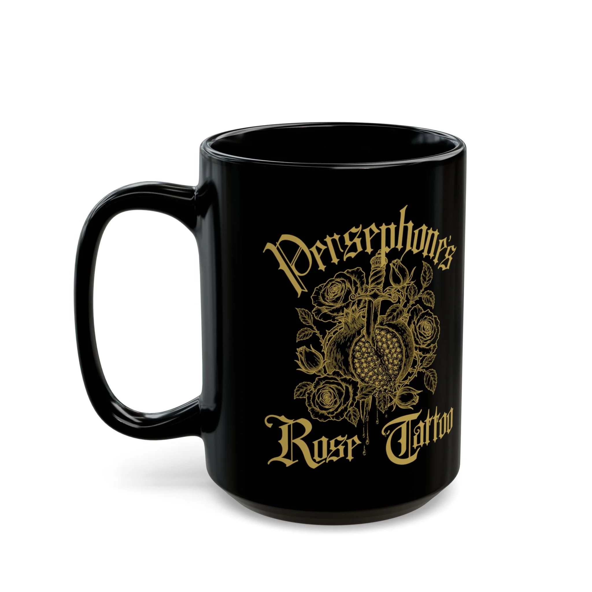 Persephone's Rose Tattoo Mug- 11 or 15 oz