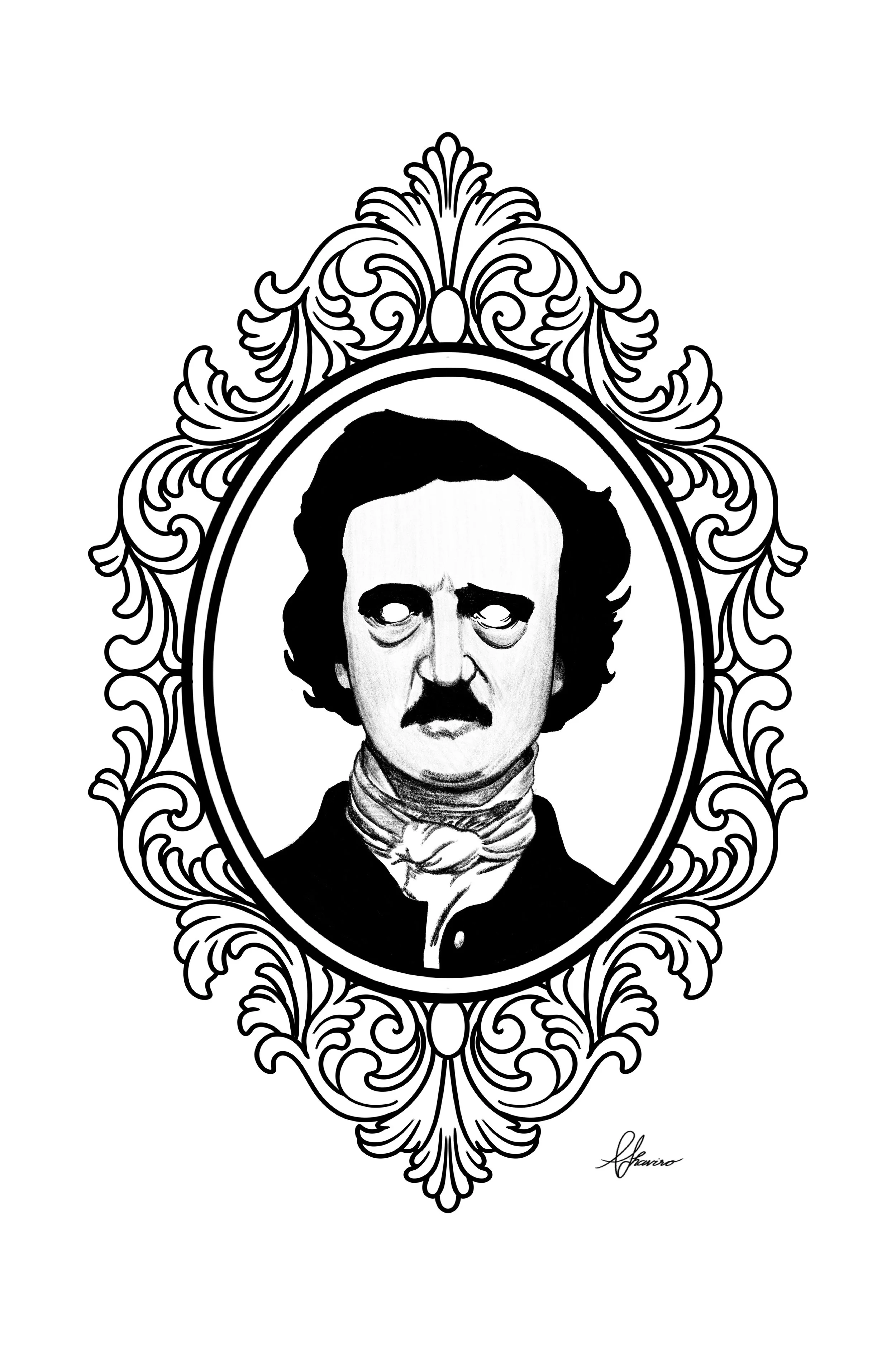 Edgar Allan Poe Art Print