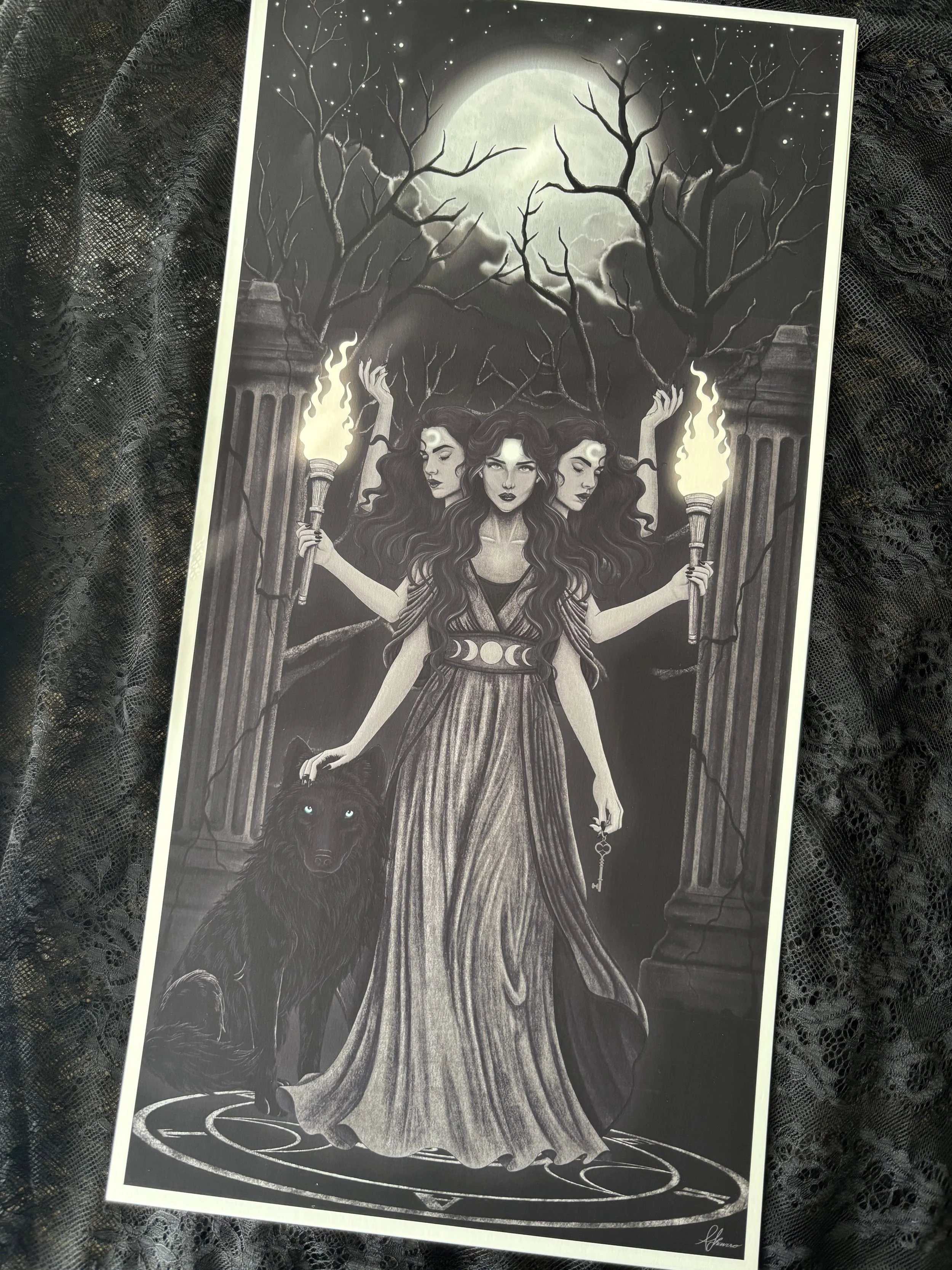 Hecate Goddess Art Print