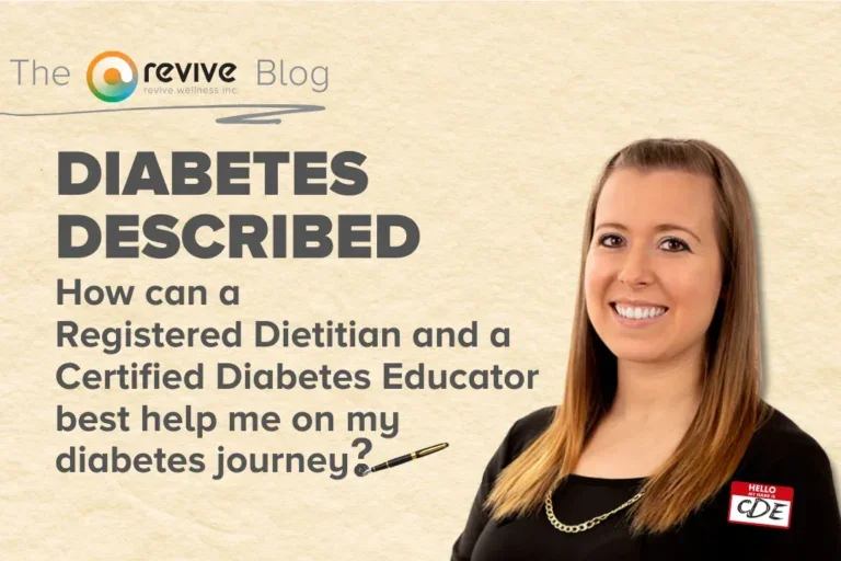 Diabetes Described Series: How can a Registered Dietitian and a Certified Diabetes Educator best help me on my diabetes journey?
