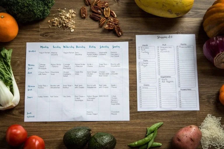 Meal Planning to Reduce Stress