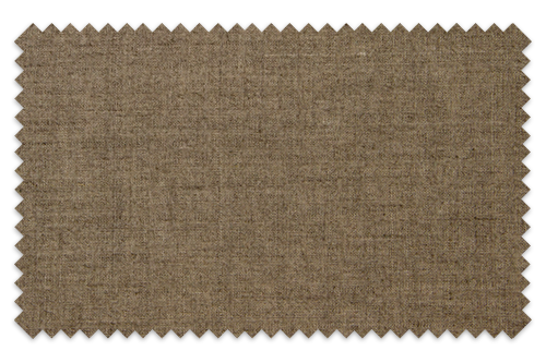 A piece of fabric with a woven texture in a light brown or tan color.