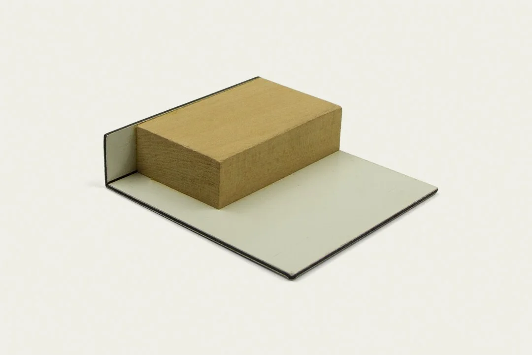 A Simon Liu, Inc. Dibond panel example.