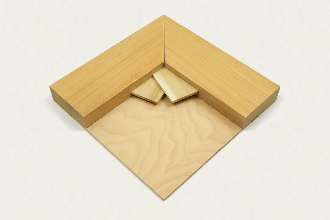 Keyable wooden panel.