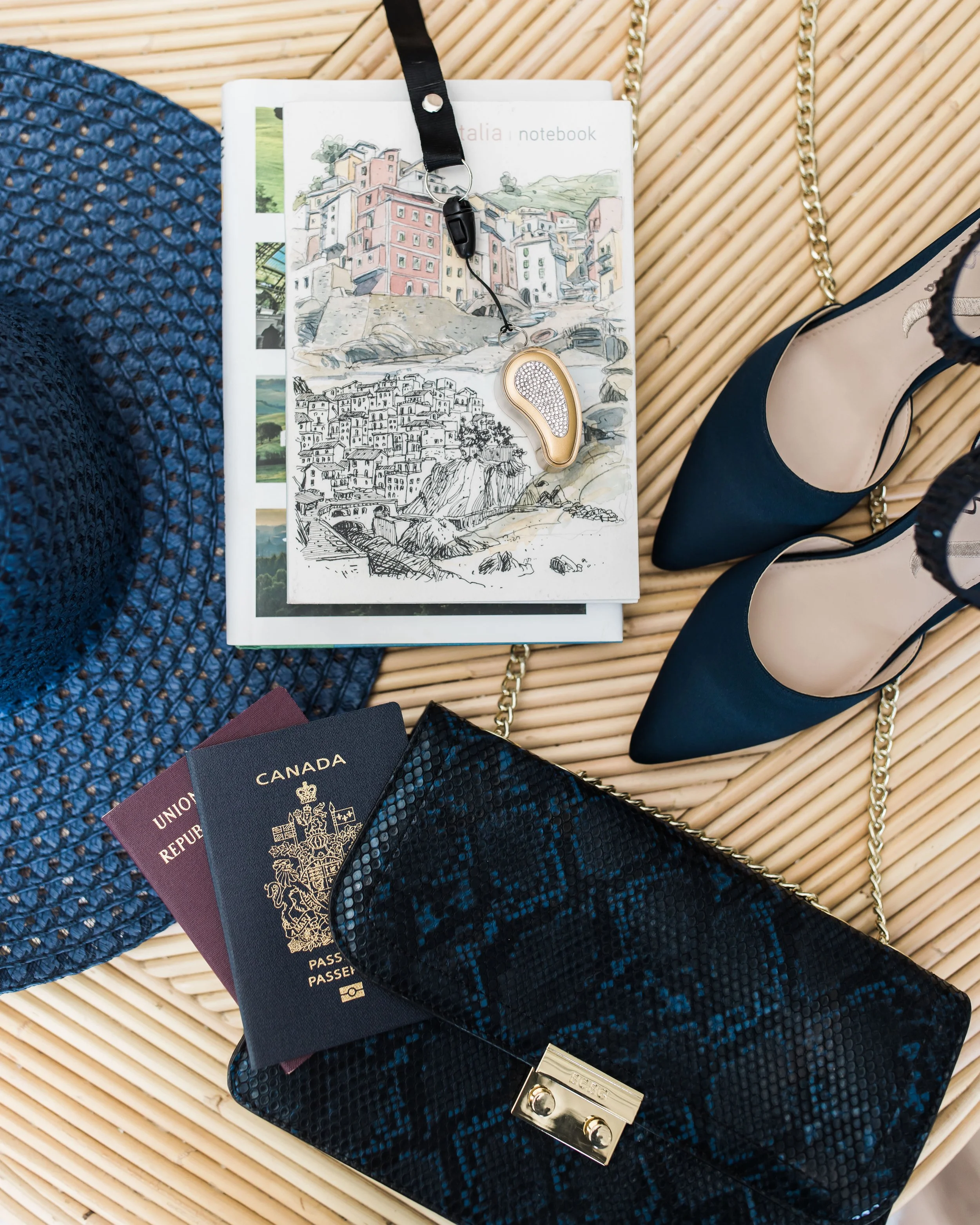 travel items for a personal shopper concierge