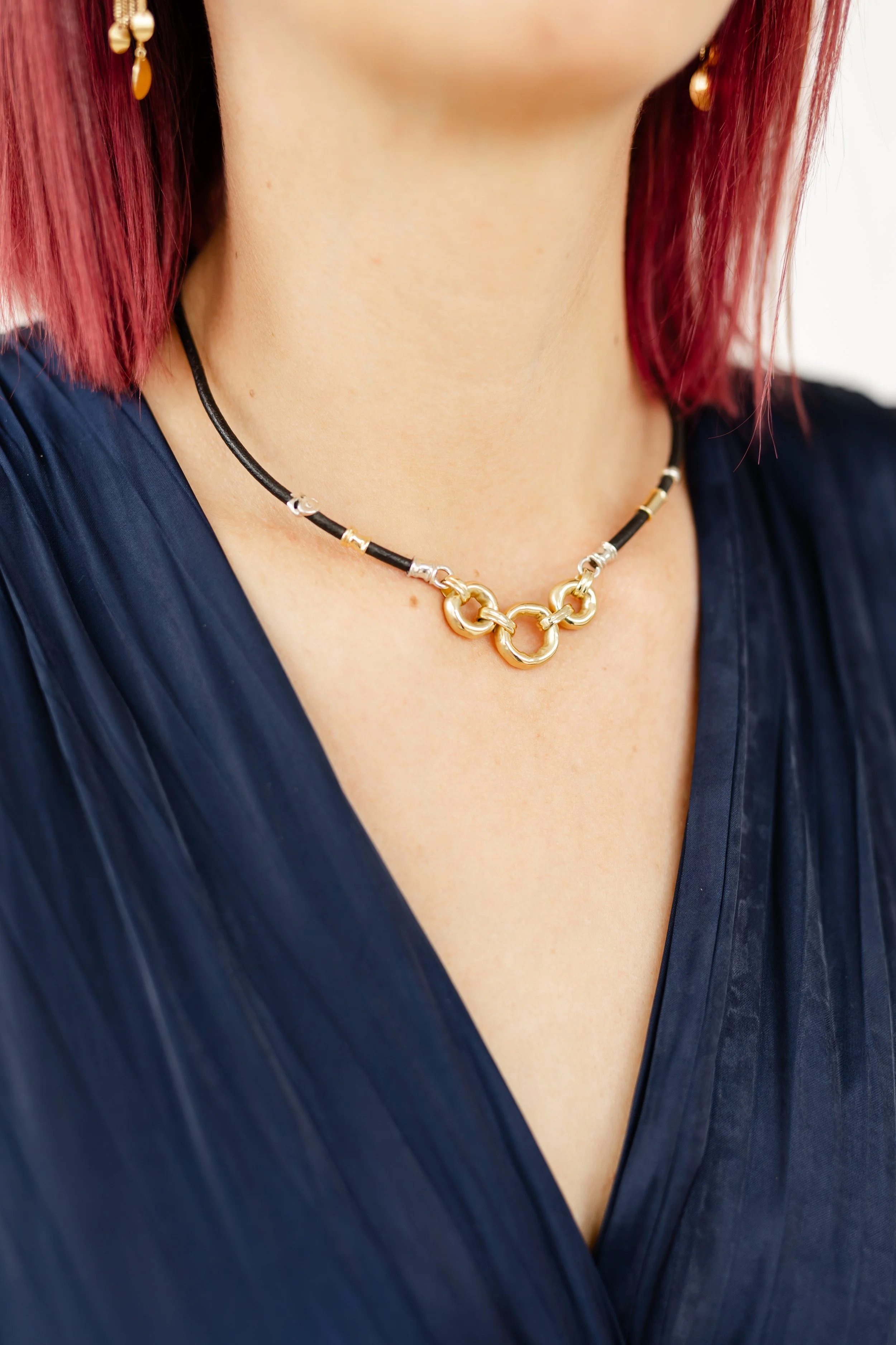 Cleopatra Leather Necklace – Misani Milano