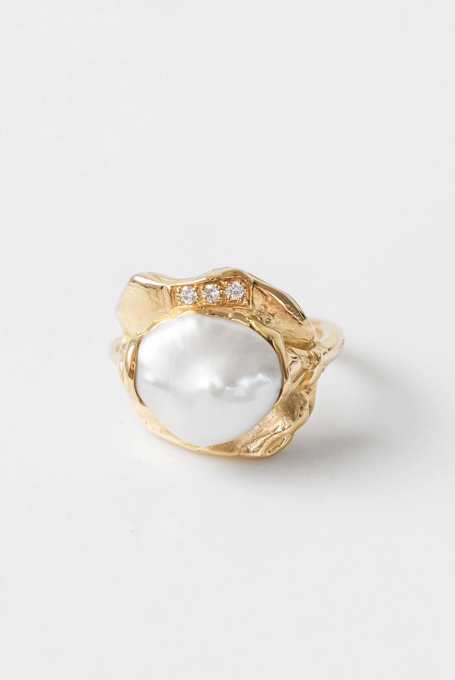 Pearl Statement Ring – Misani Milano