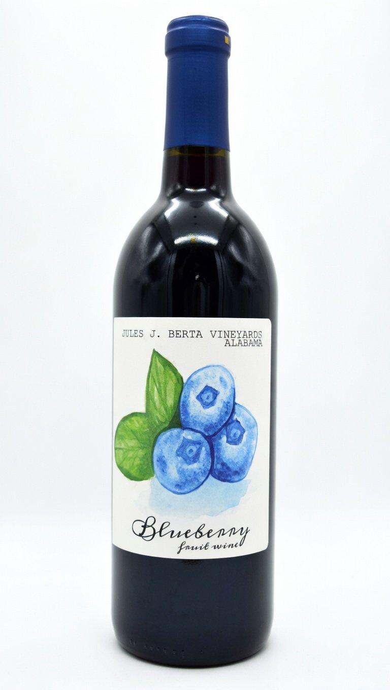 Sweet Blueberry Fruit Wine