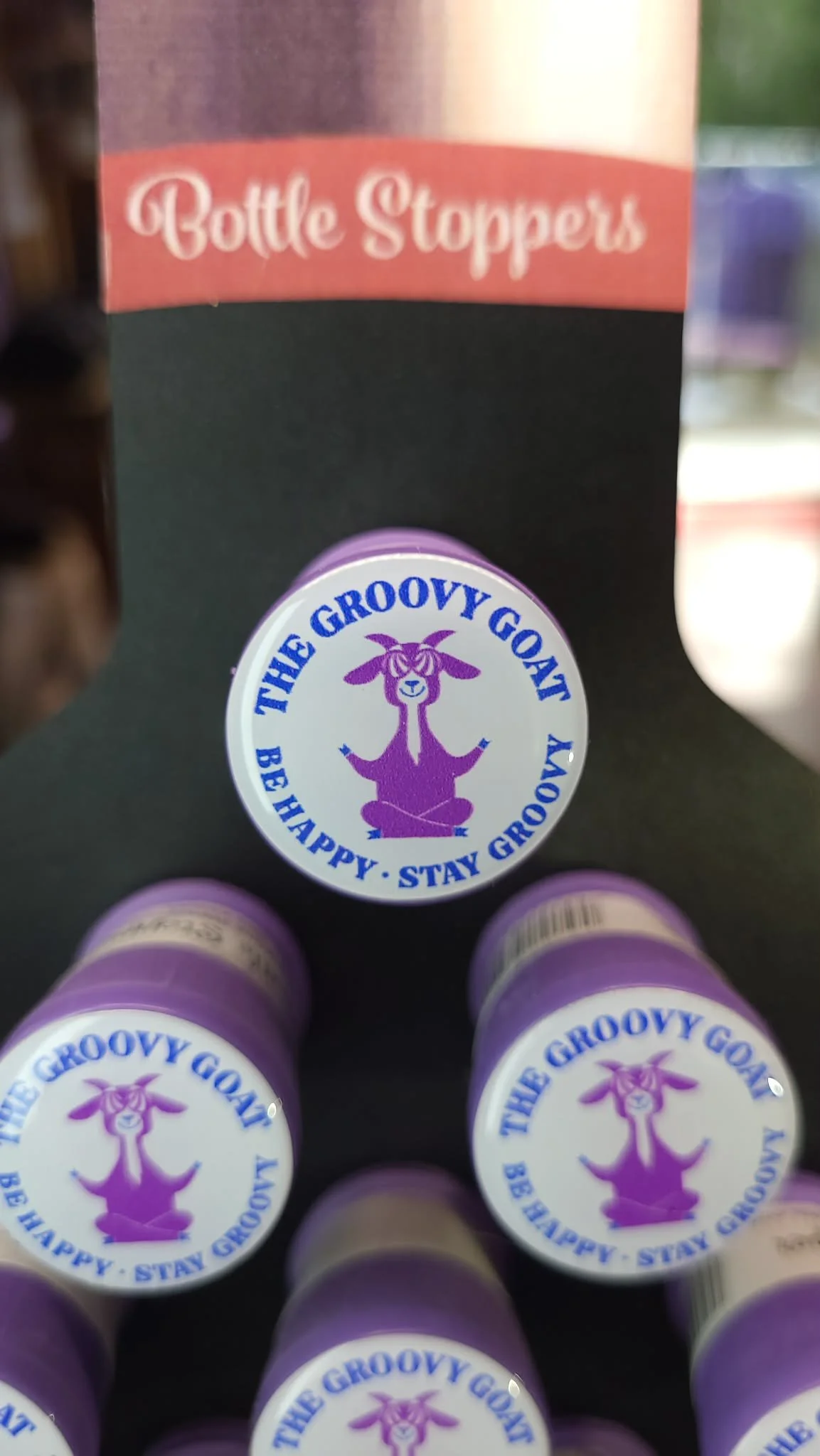 Groovy Wine Bottle Stopper