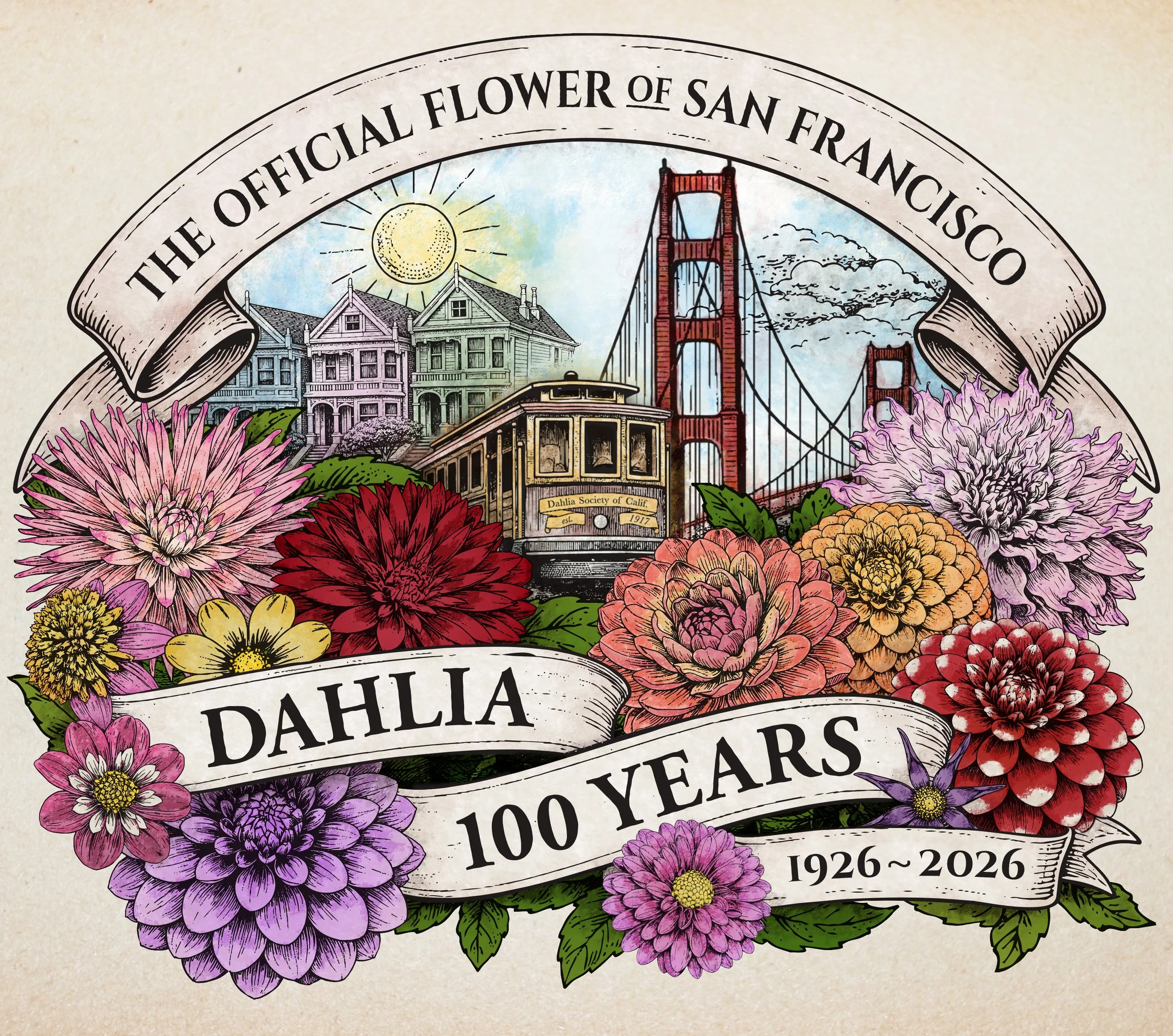 The Dahlia Garden In Golden Gate Park
