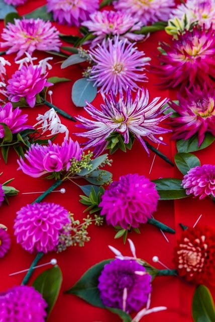 Boutonnieres for a benefit for Parks Alliance