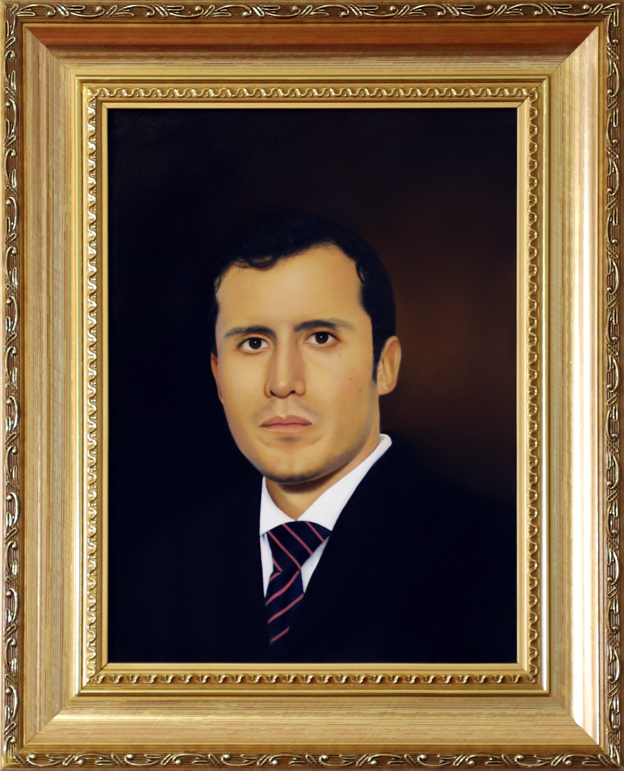 "Portrait of my Brother" - 2020. Oil on linen - 16 in (40 cm) x 12 in (30 cm)