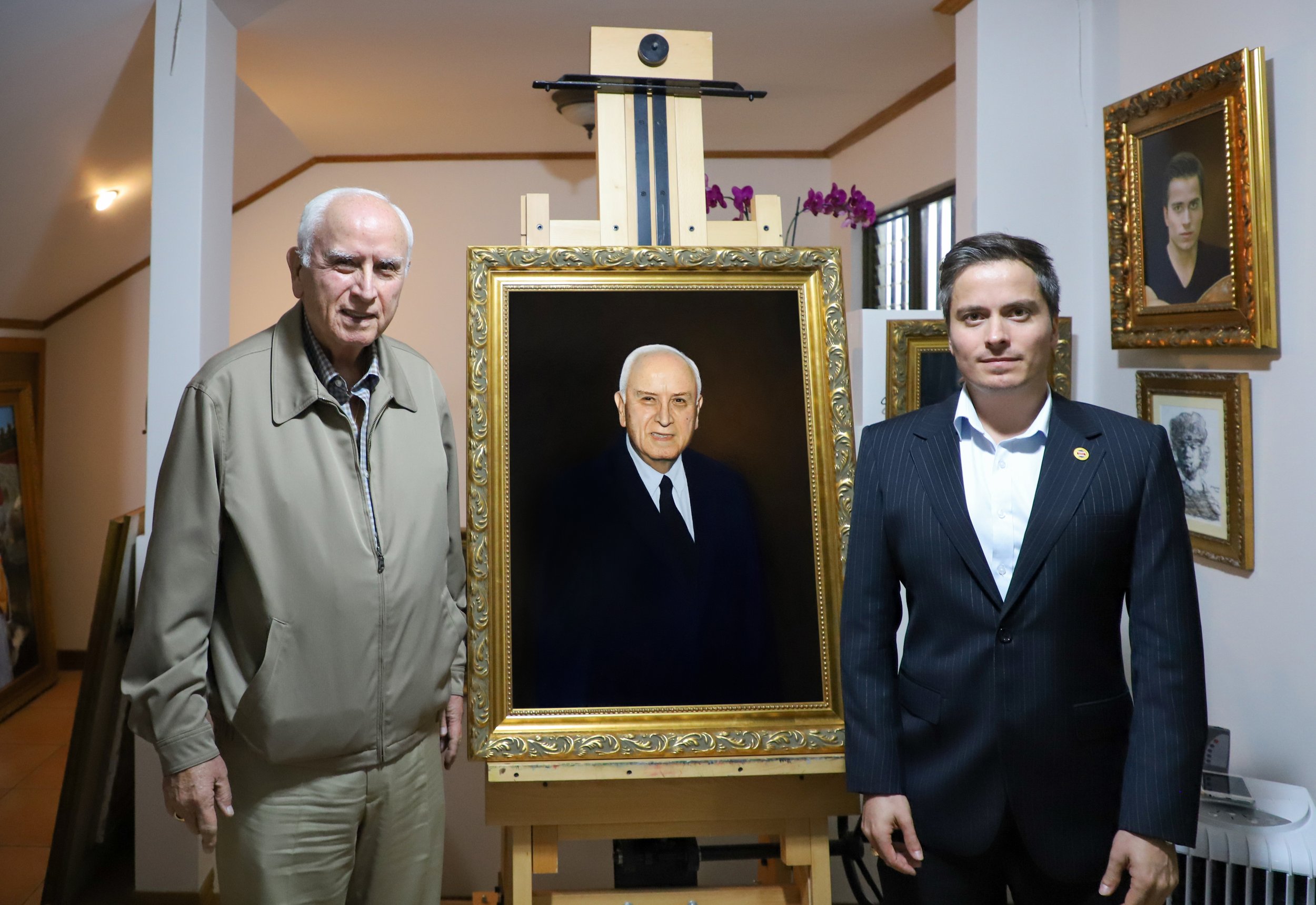 
"Portrait of my Grandfather" - 2020. Oil on linen - 32 in (80 cm) x 24 in (60 cm)