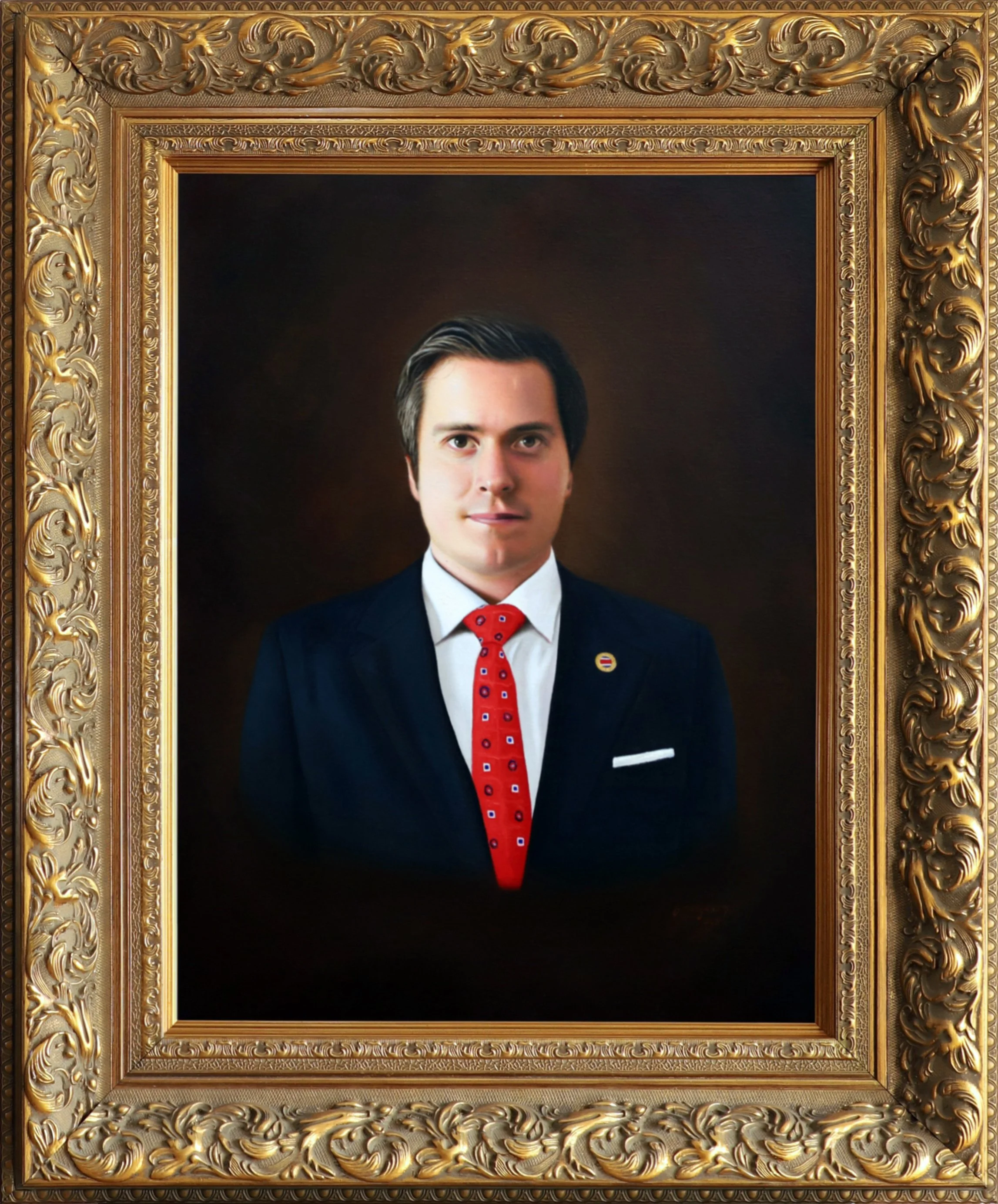 "Self-Portrait" - 2025. Oil on linen - 32 in (80 cm) x 24 in (60 cm)