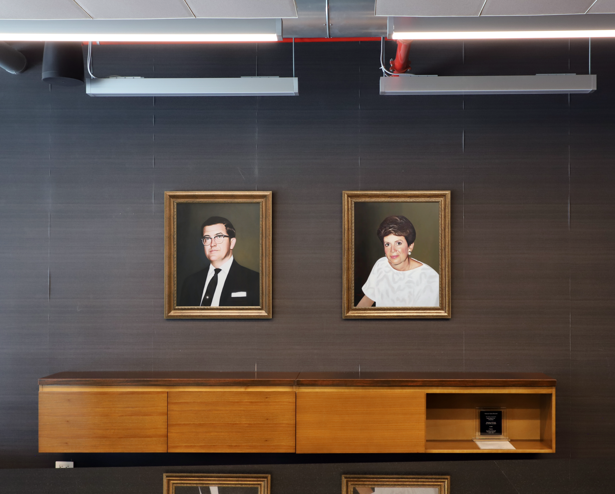 Portrait of Xavier (2025) and Portrait of Ana (2024). Oil on linen, 71 × 58 cm each. Beyond mere resemblance, these portraits seek to preserve what time should never erase, the presence of those who still walk beside us, the memory of those who remai