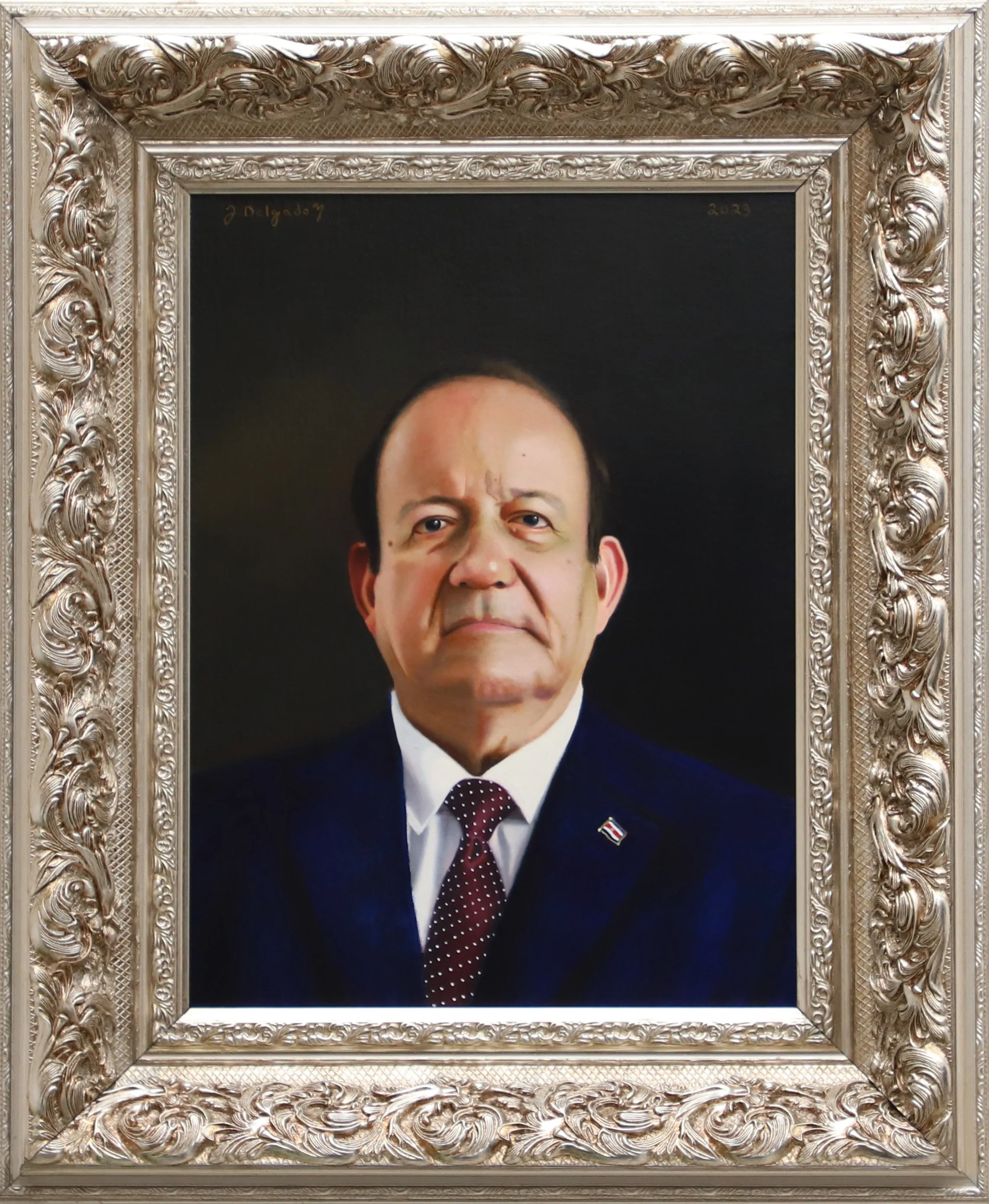 
"Portrait of my Father" - 2023. Oil on linen - 16 in (40 cm) x 12 in (30 cm)