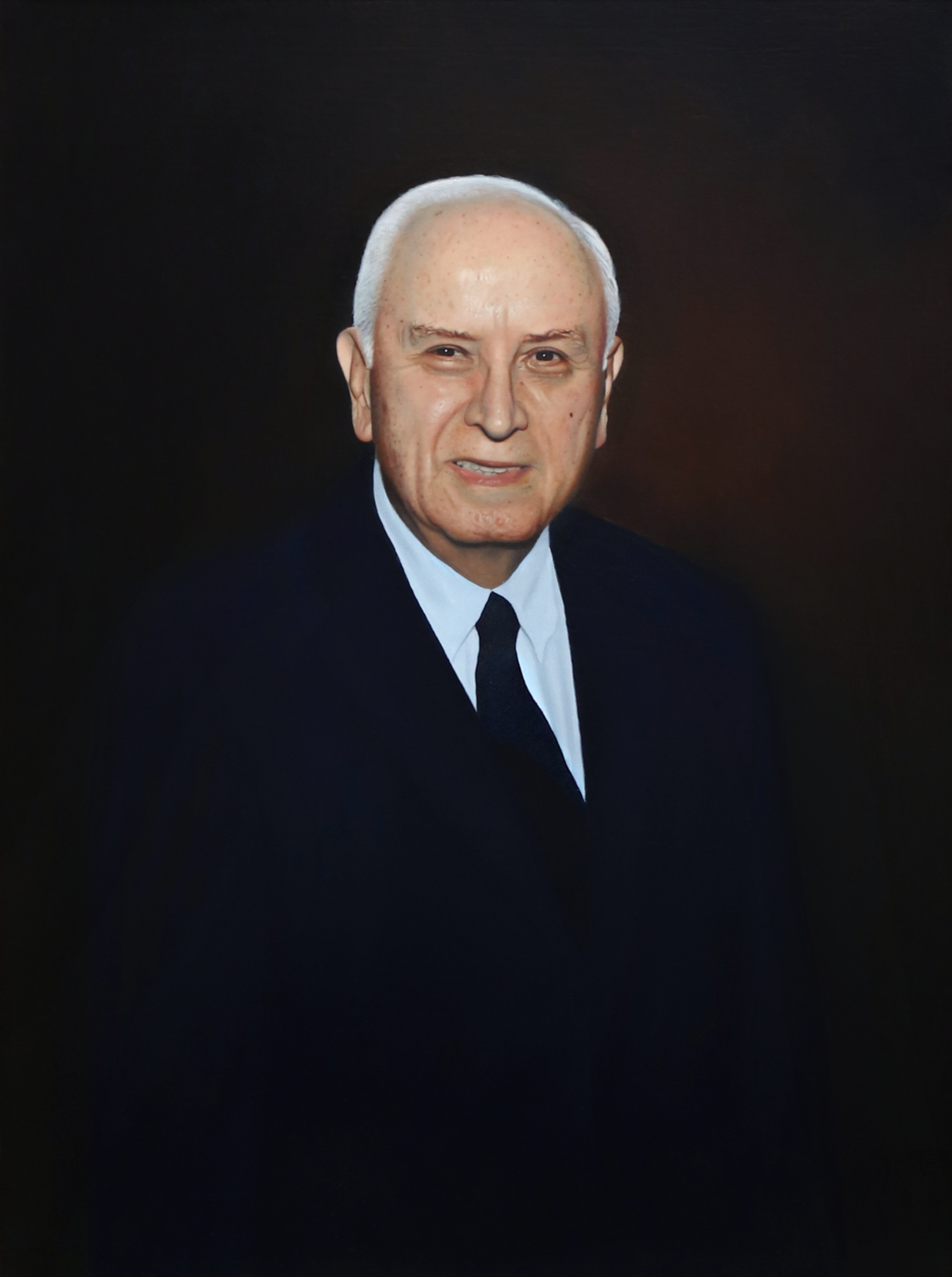 "Portrait of my Grandfather" - 2020. Oil on linen - 32 in (80 cm) x 24 in (60 cm)