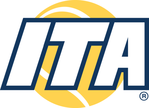 Logo with text 'ITA' over a yellow circle with white lines.
