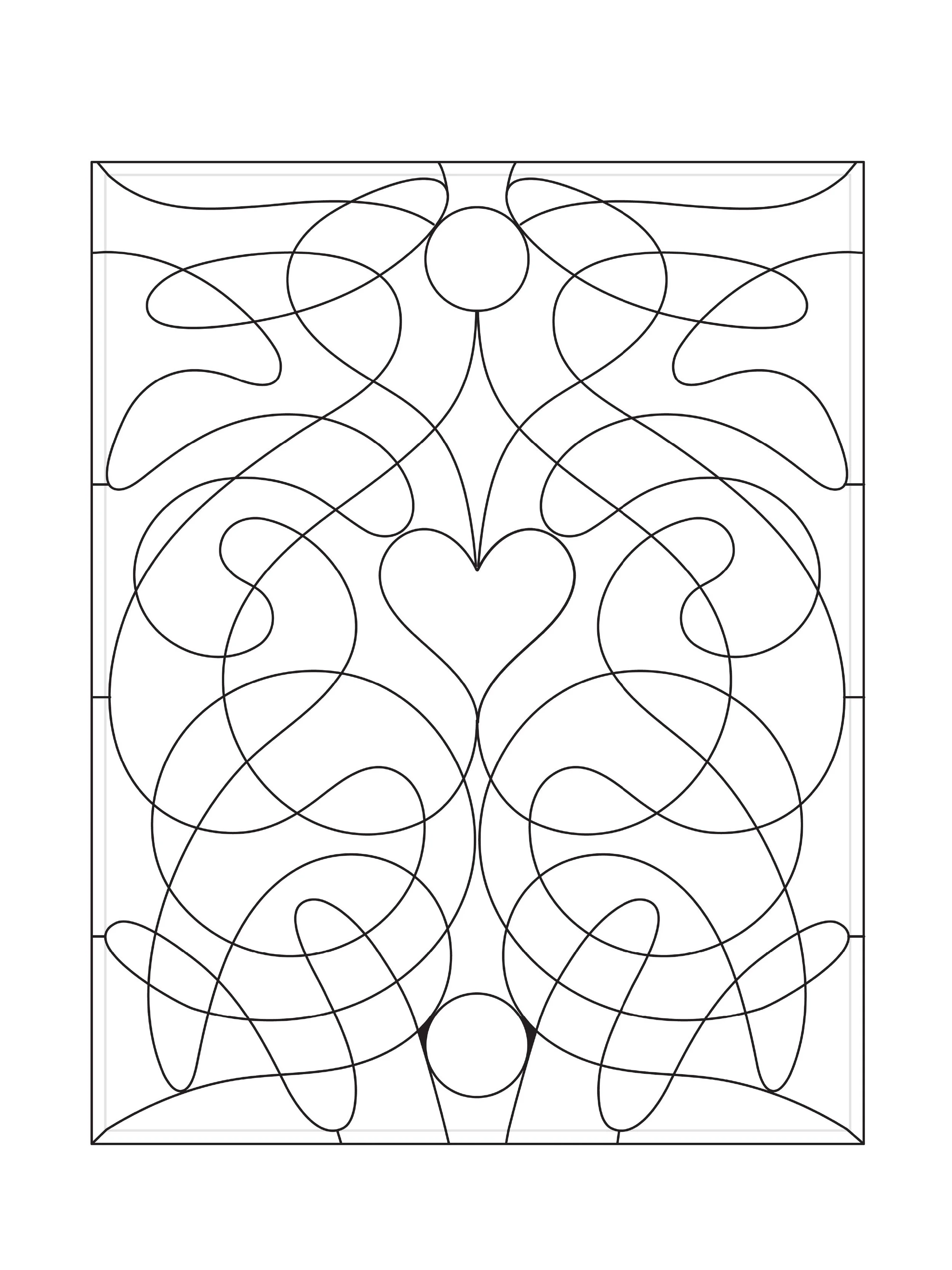 The Heart Space Digital Pattern