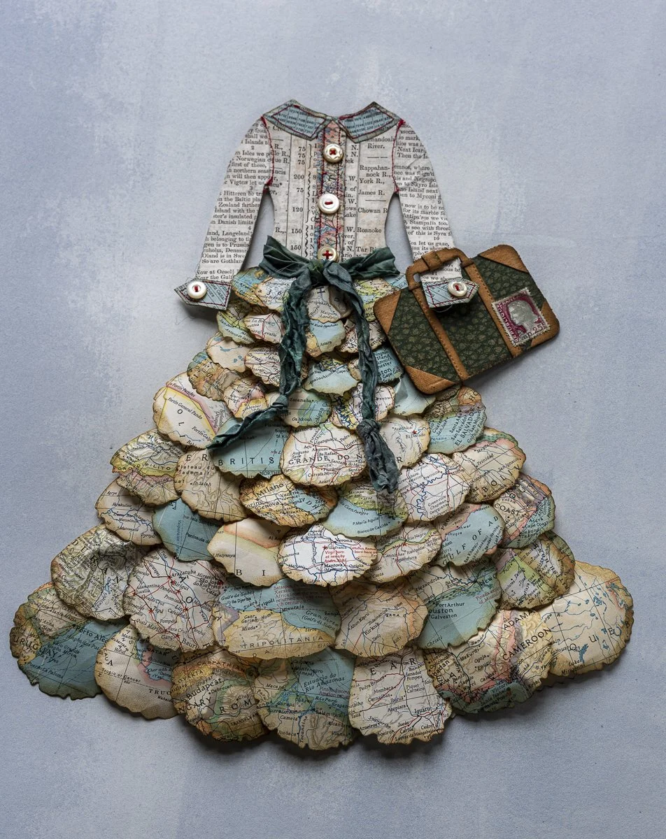 Vintage paper dress