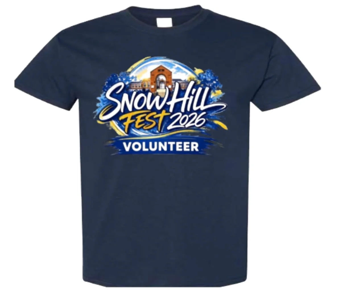 Snow Hill Fest 2026 Volunteer T-Shirt