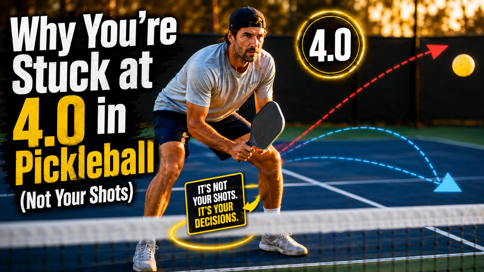 Why You're Stuck at 4.0 in Pickleball (Not Your Shots)