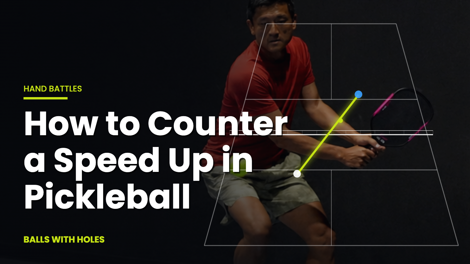 How to Counter a Speed Up in Pickleball (Even With Average Hands)