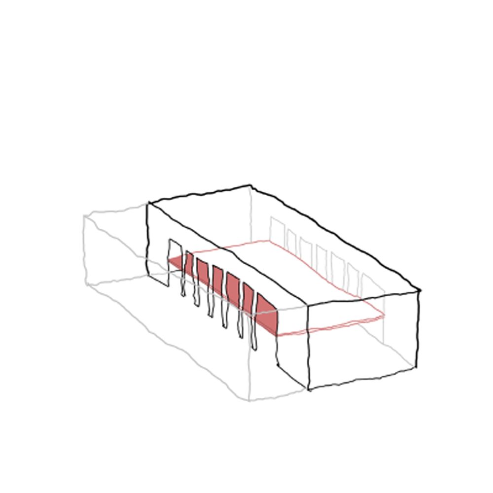 Restoring height of original bus bays